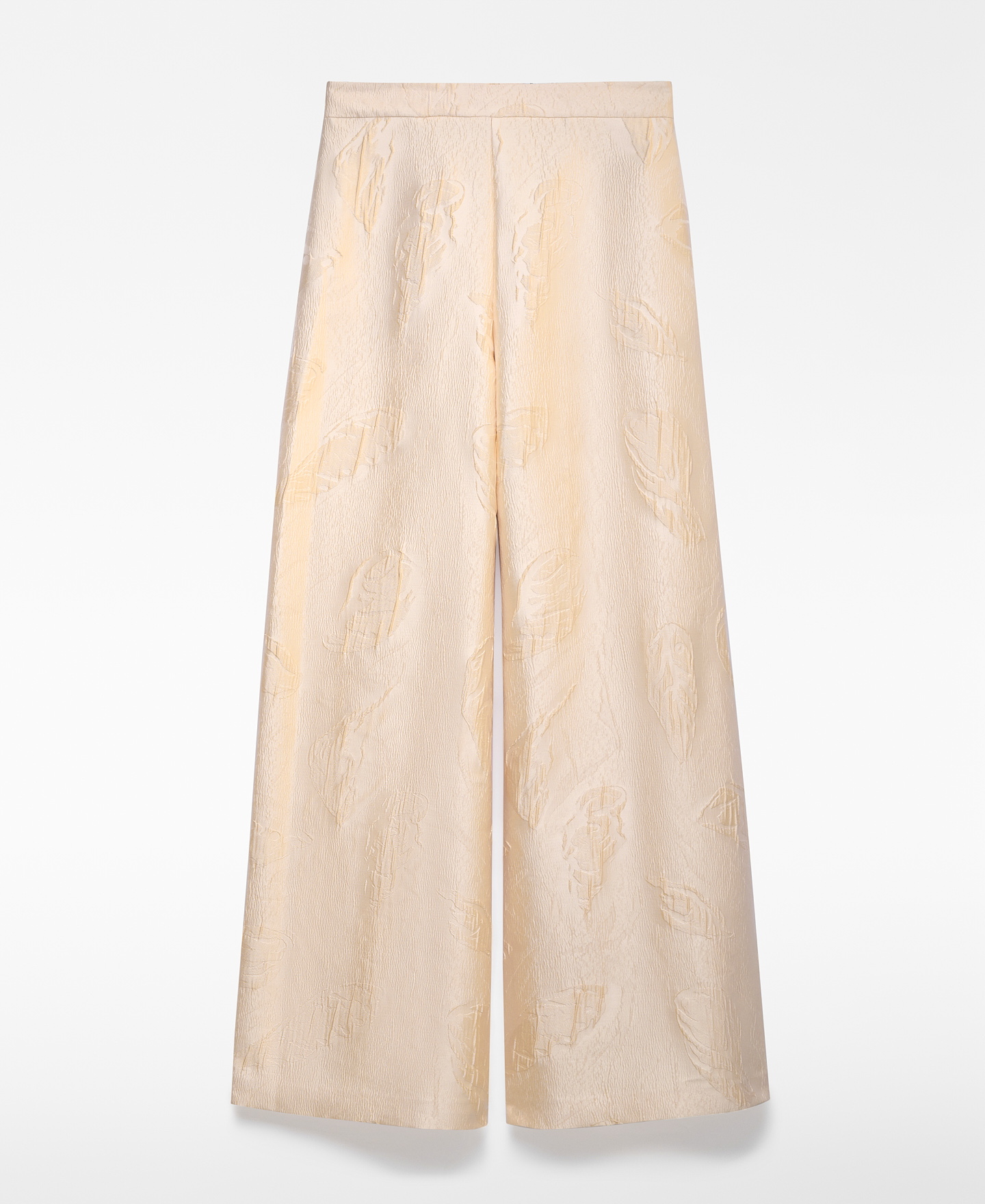 Pantalón pierna ancha relieve mujer image number 2