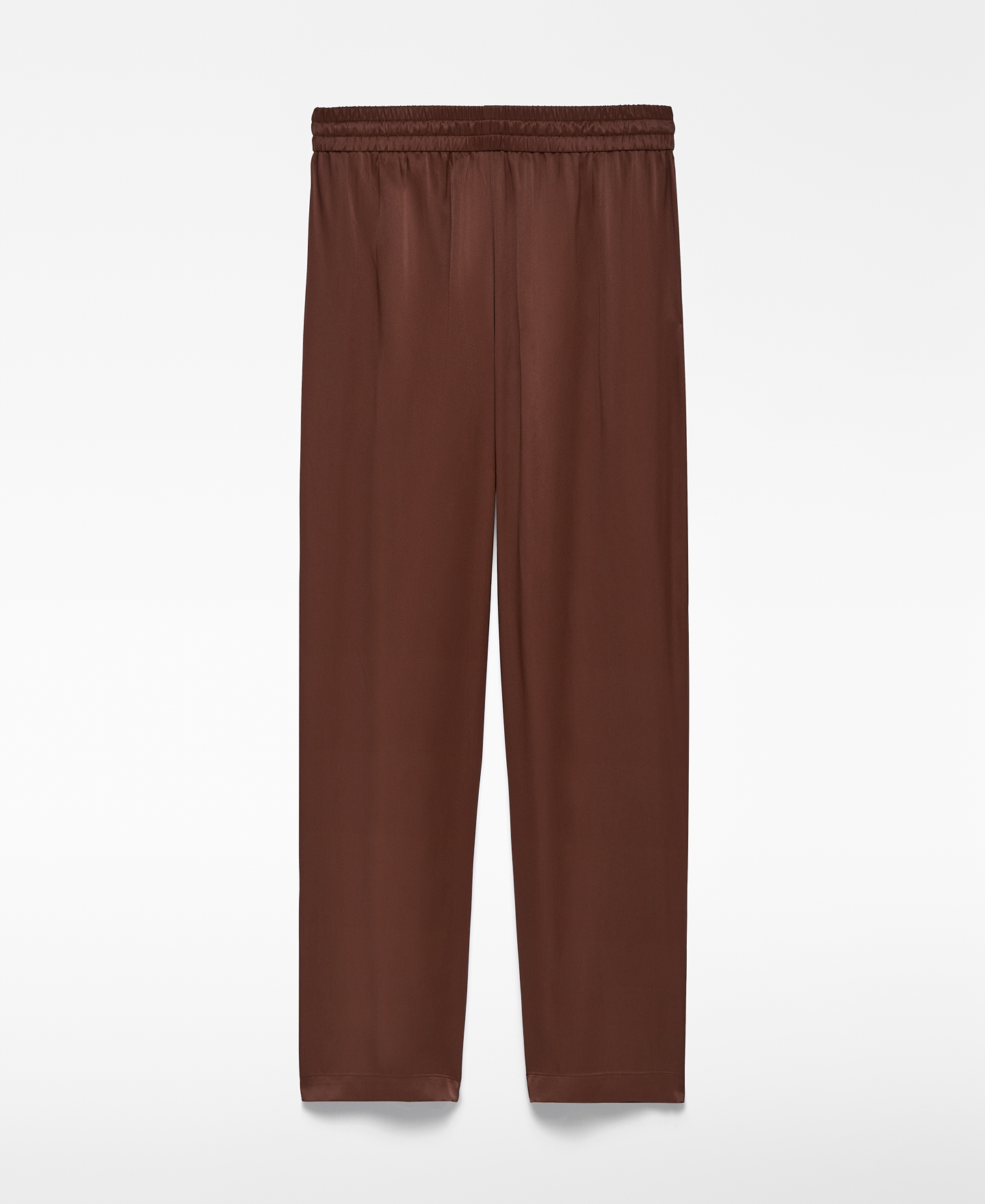 Straight leg pajama trousers woman image number 5