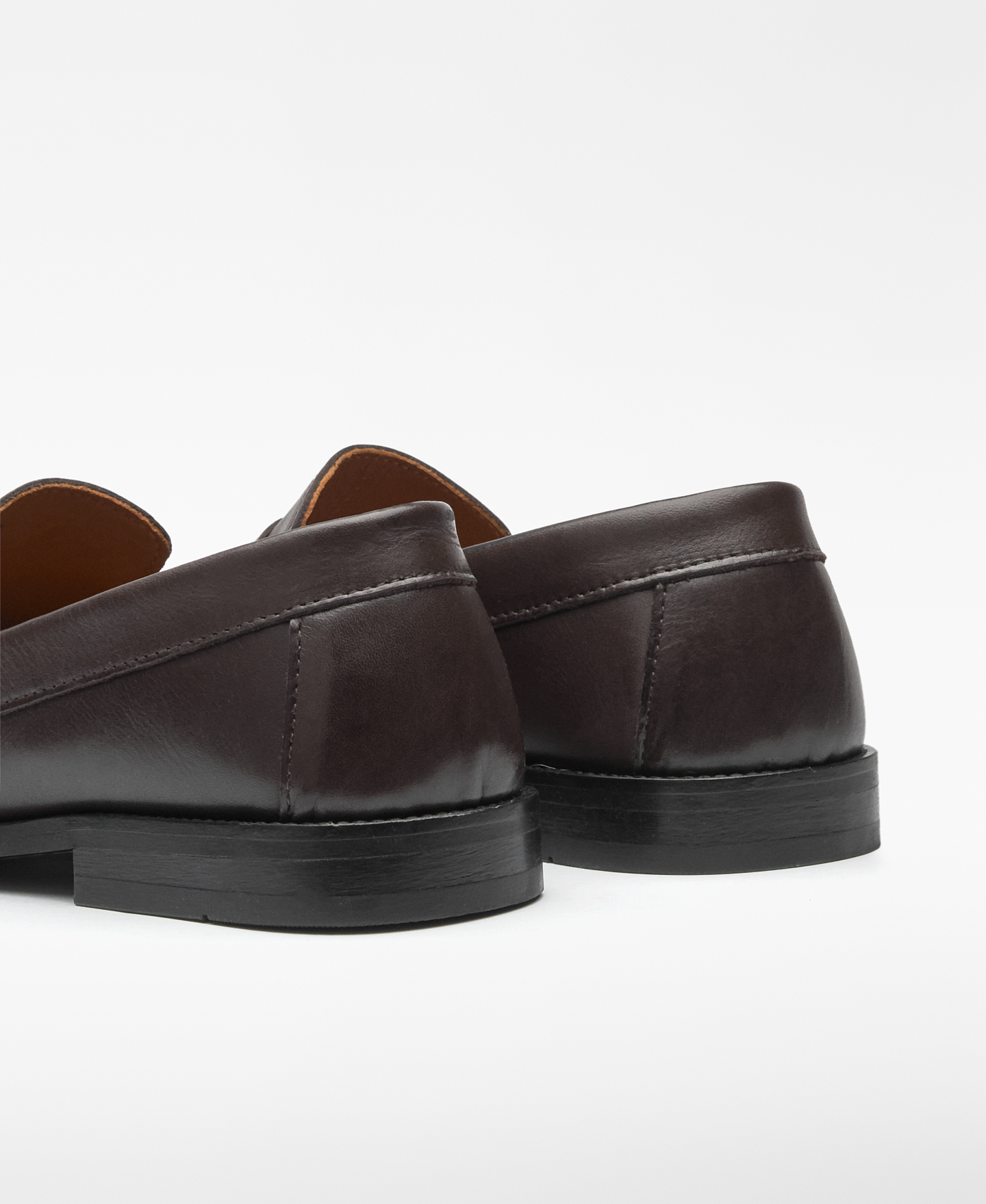 Responsible leather brown loafer man image number 2