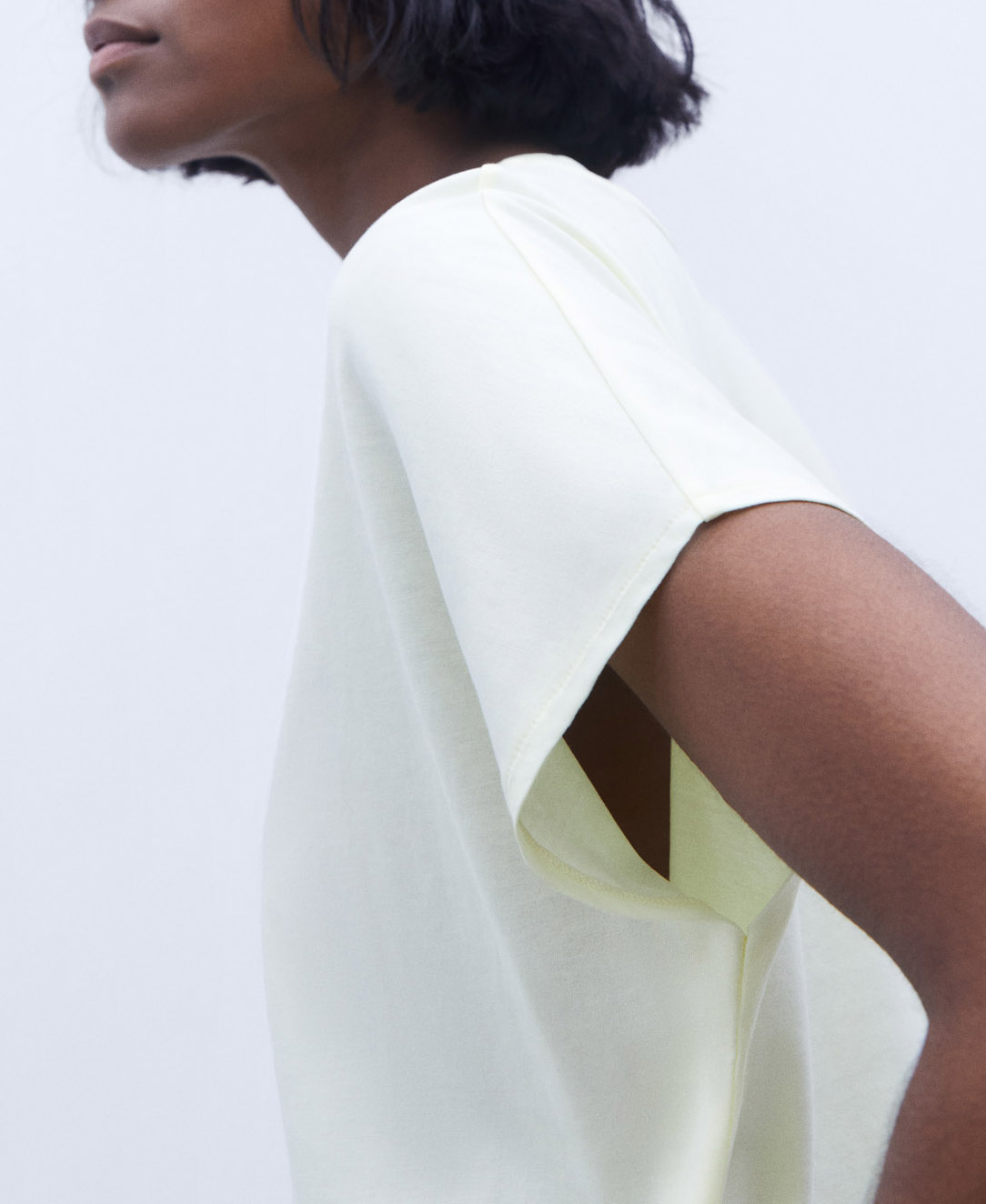 Lyocell and cotton T-shirt image number 3
