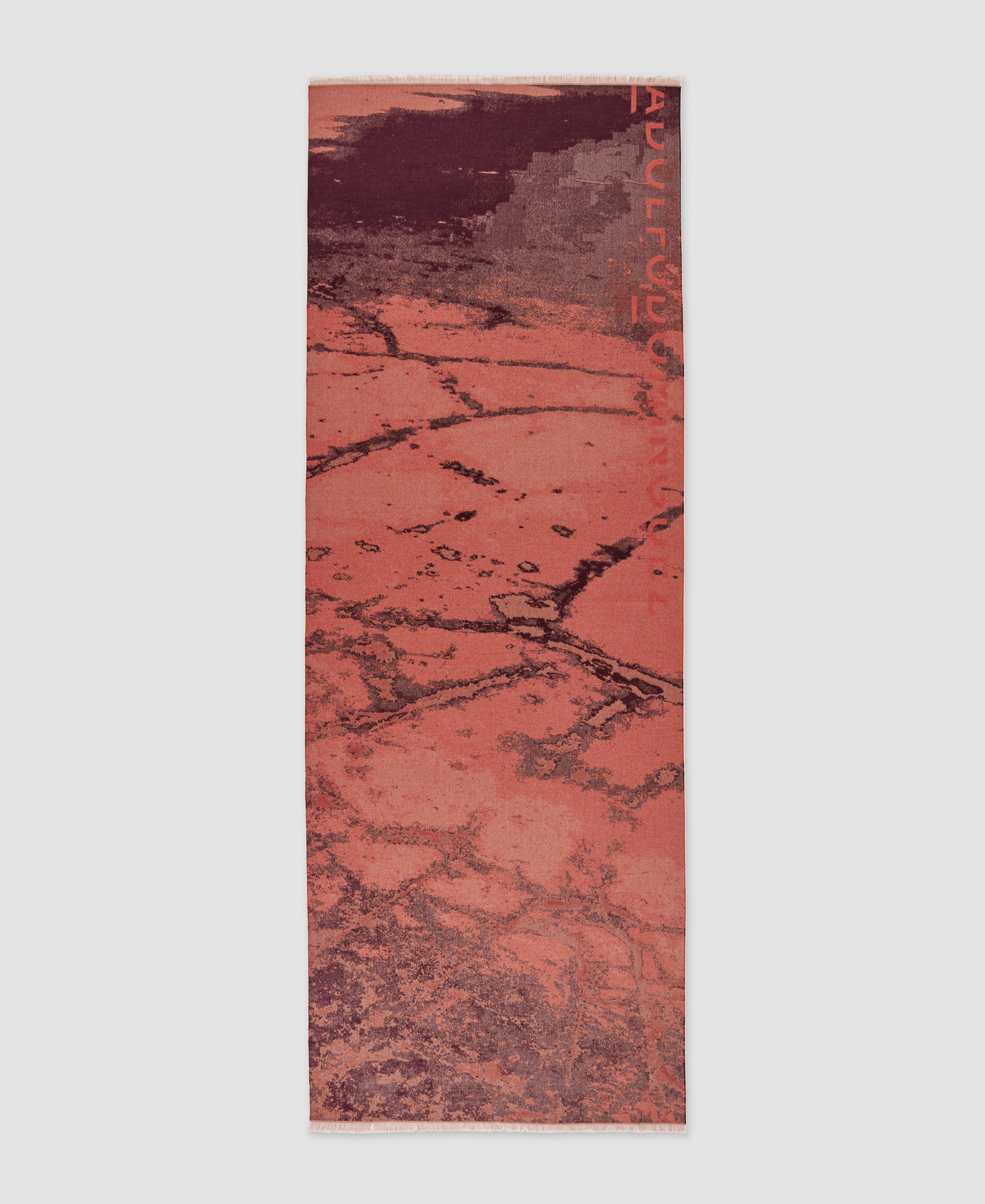 Jacquardized print scarf image number 0