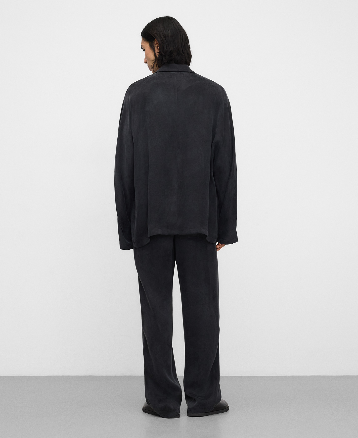 Unstructured relaxed fit blazer image number 2