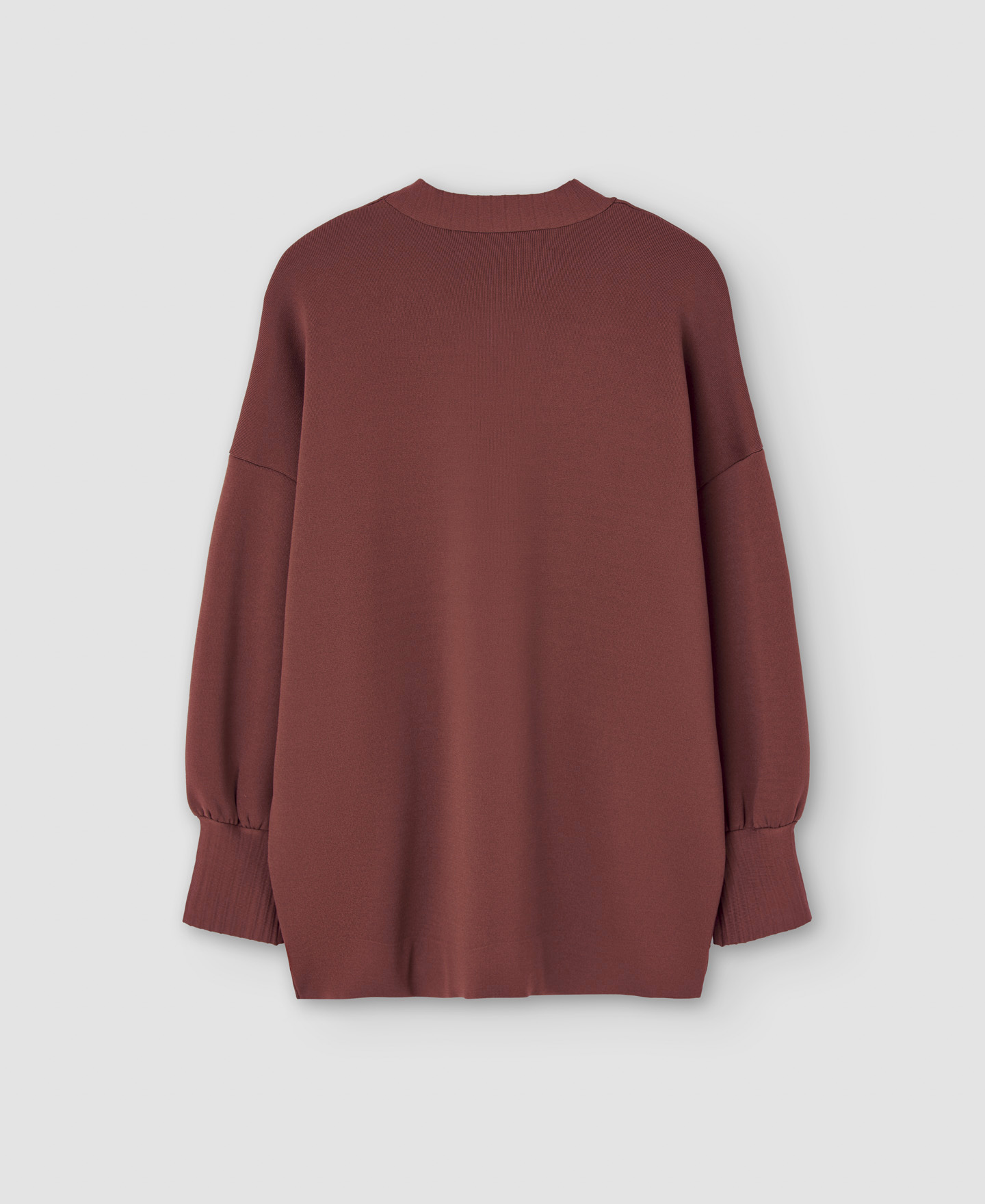 Knitted viscose and nylon sweater image number 5