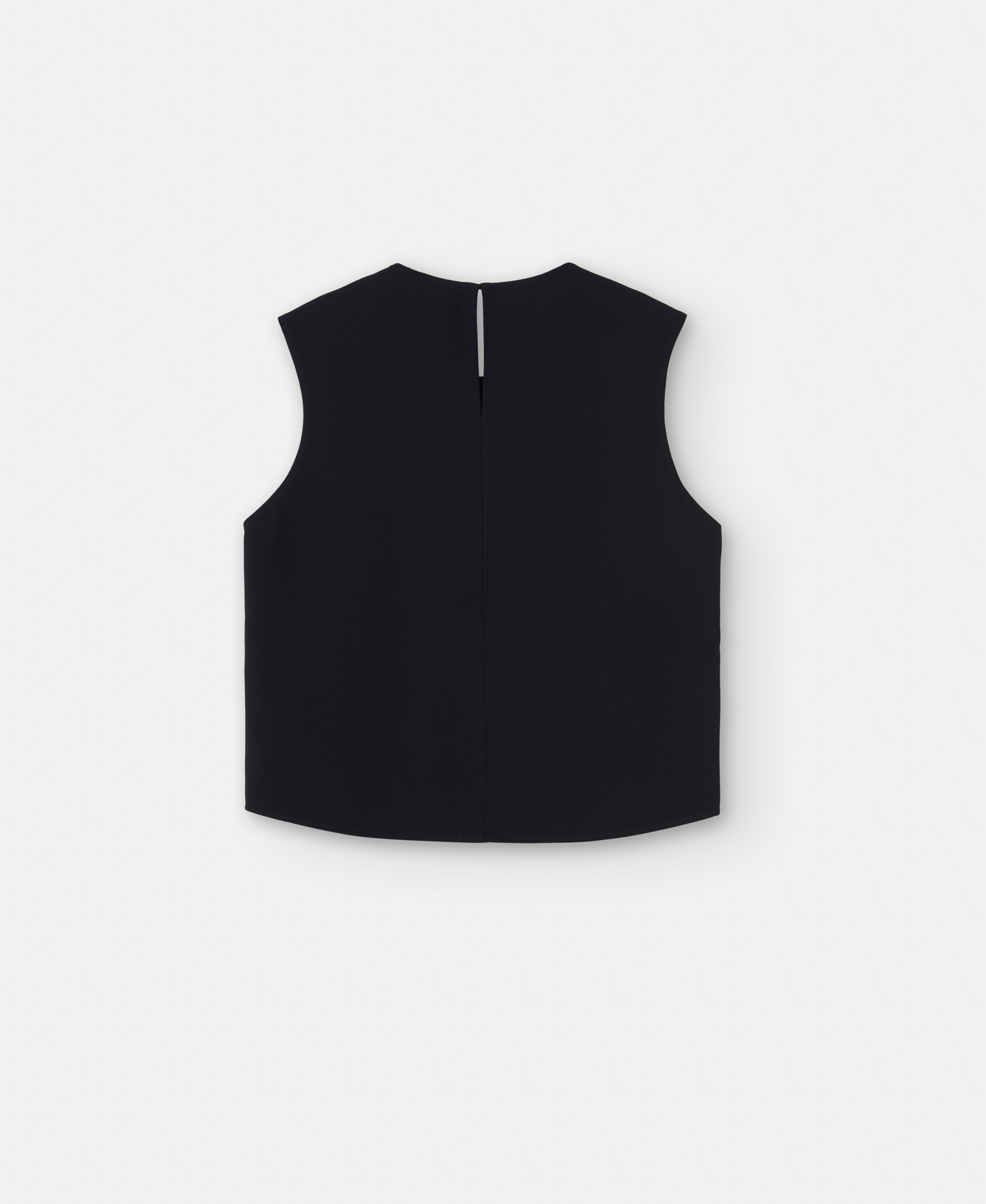 Straight top in recycled polyester image number 1