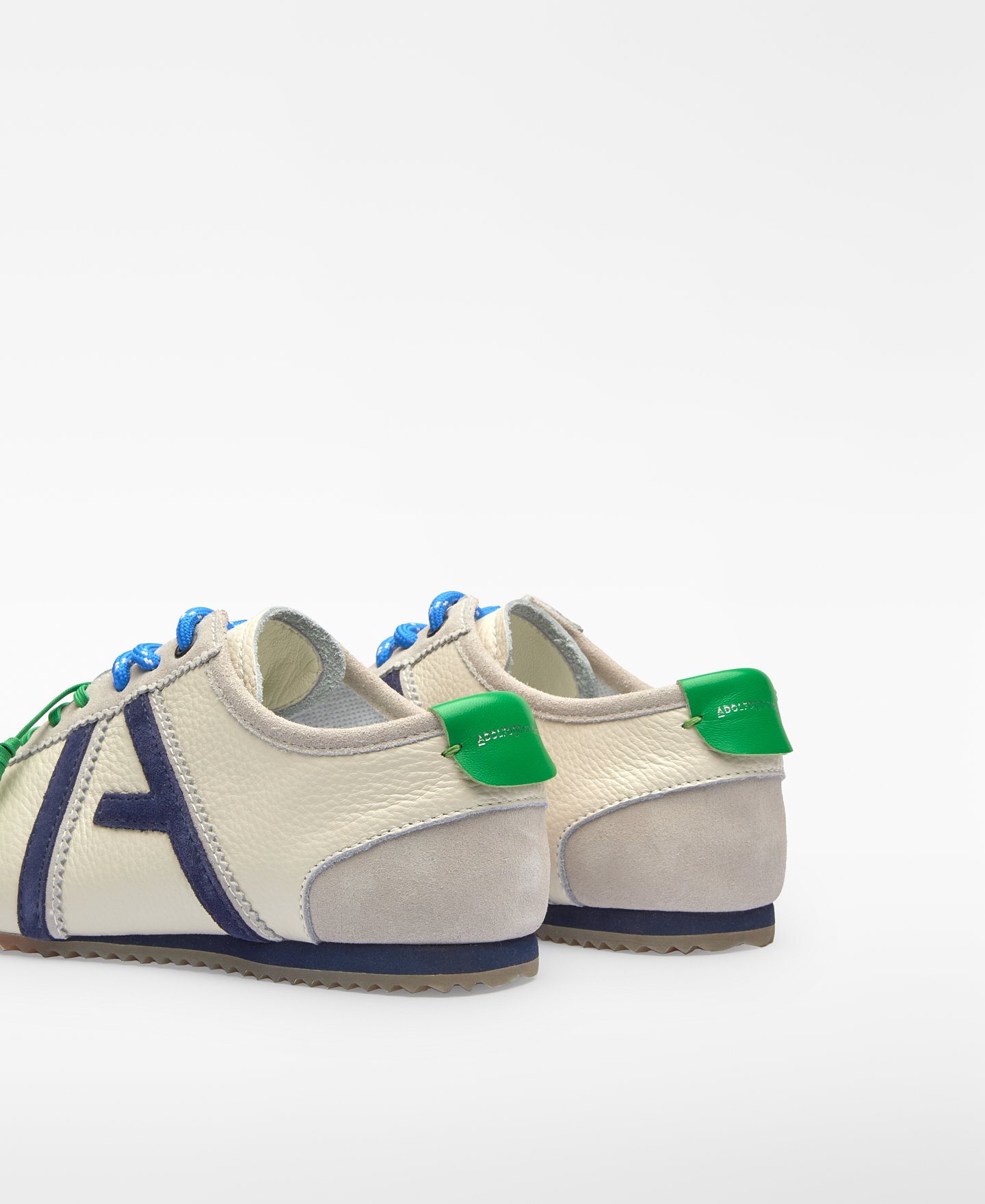 Maxi logo leather sneaker woman image number 2