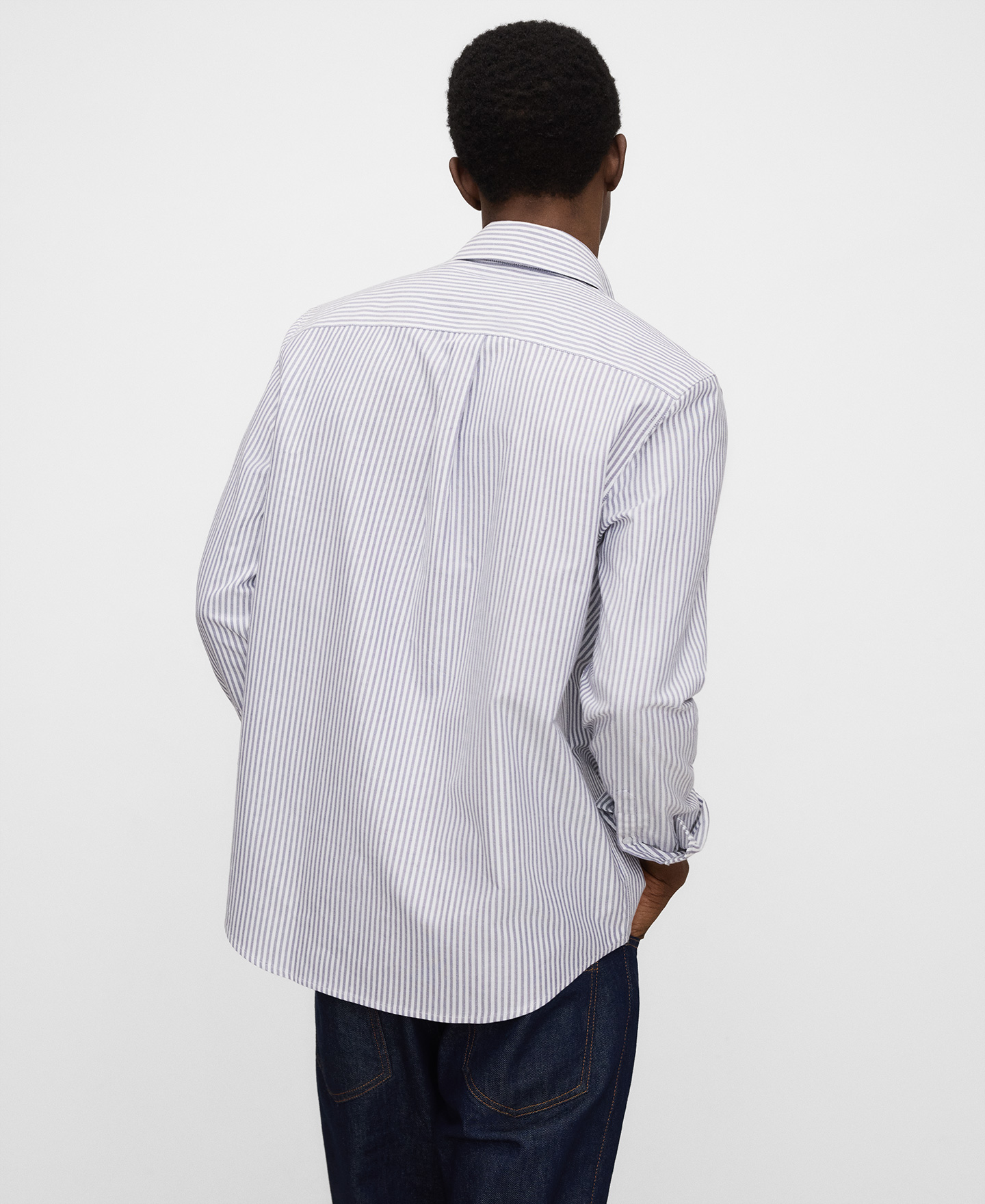 Camisa regular fit rayas algod&oacute;n image number 2