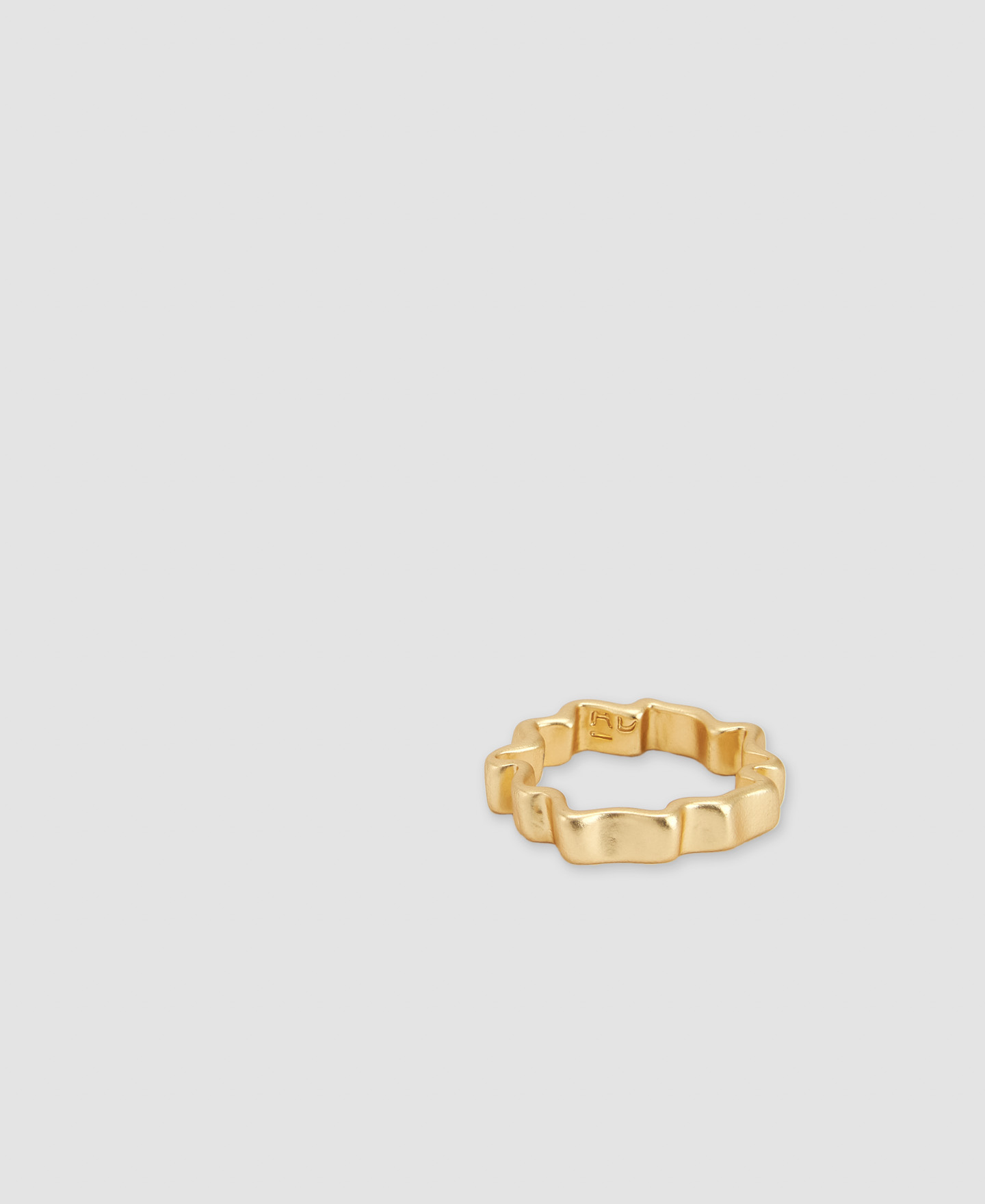 Anillo Folded en zinc image number 1