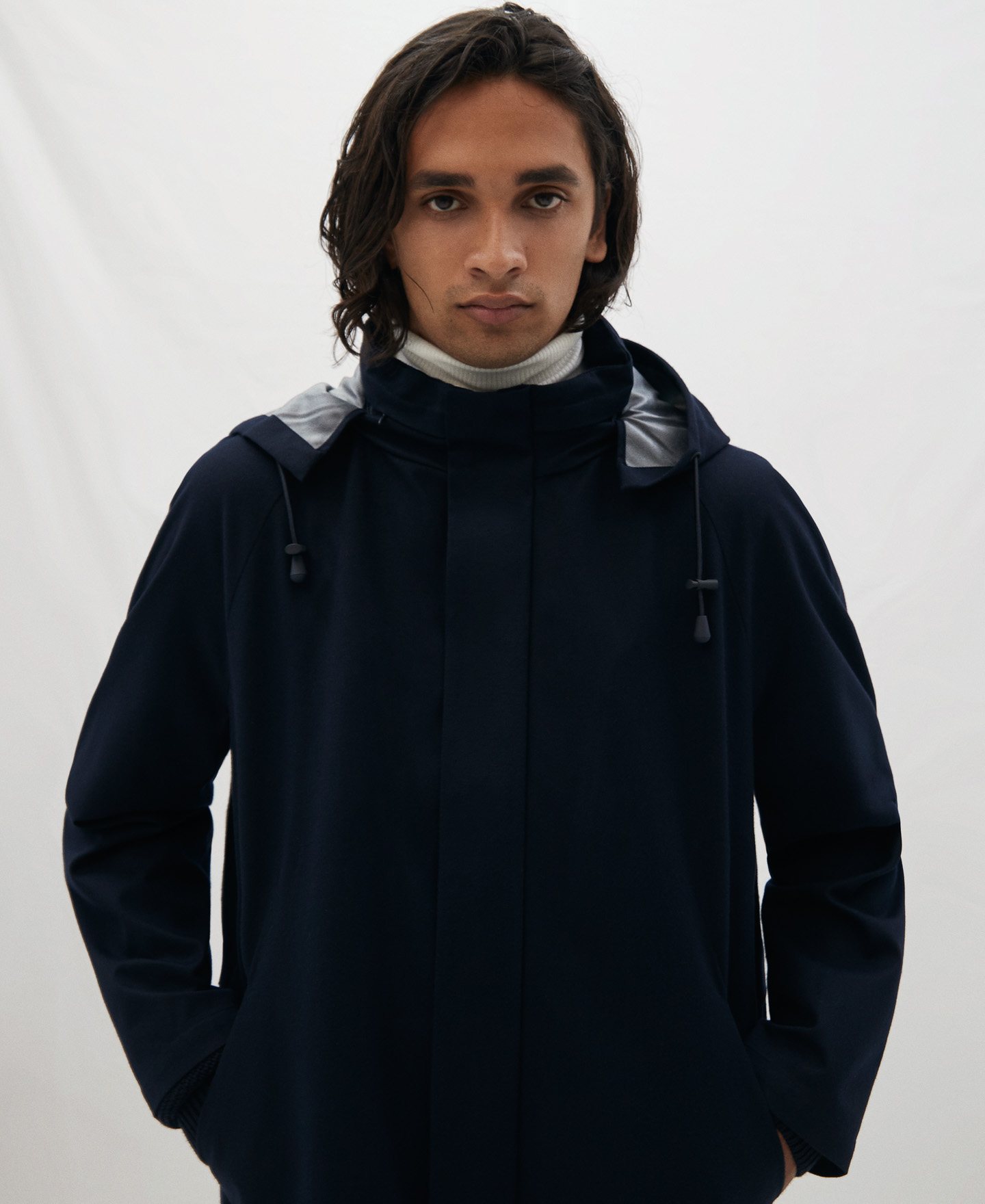 Trench marinero con capucha image number 0