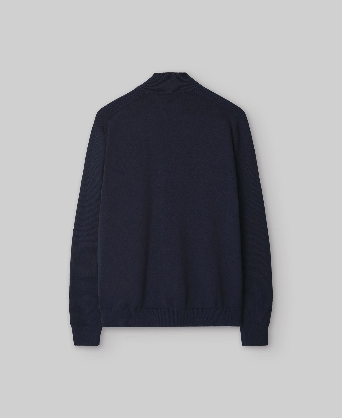 Organic cotton knit cardigan man image number 5