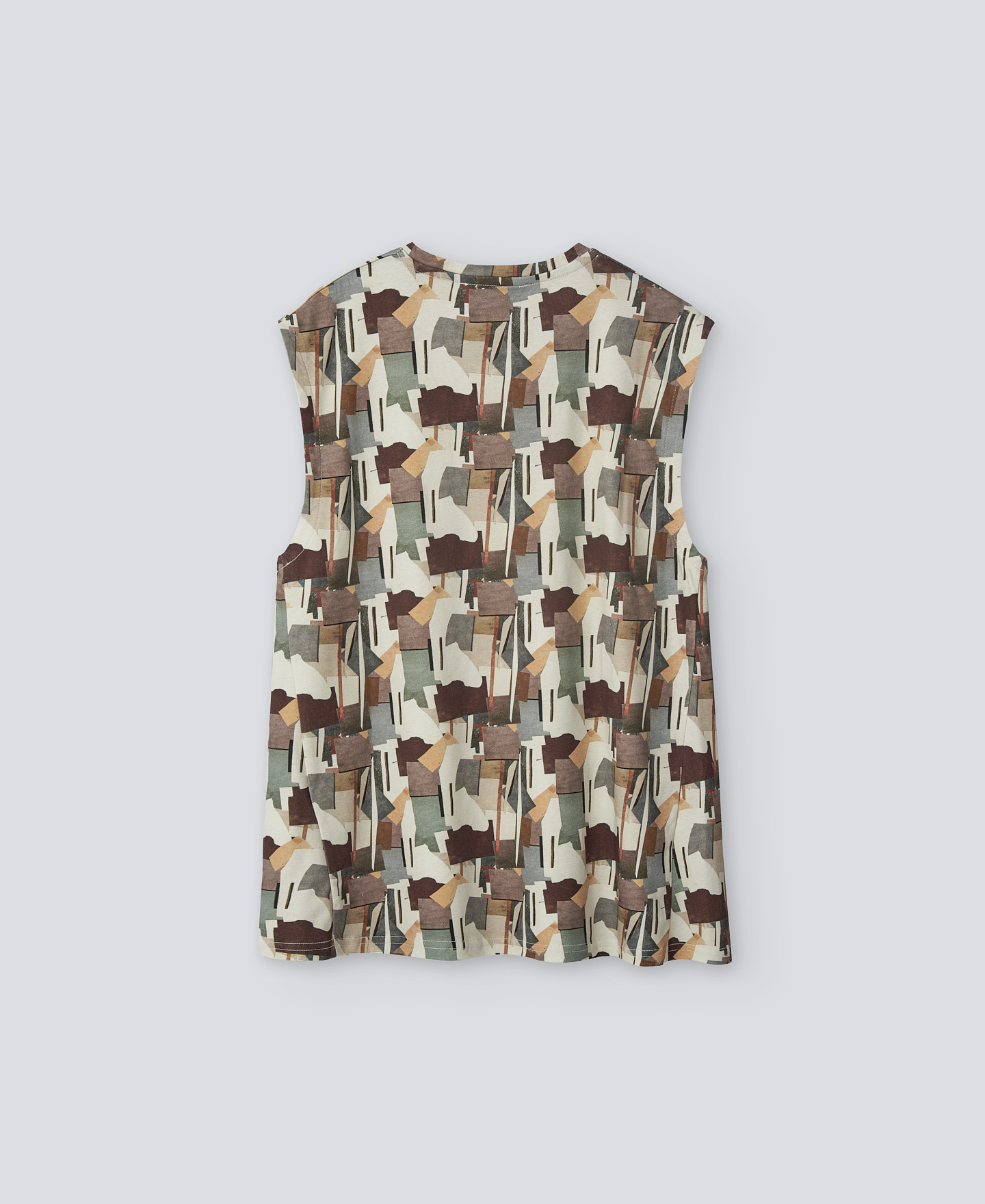Camiseta estampada cuello pico mujer image number 5
