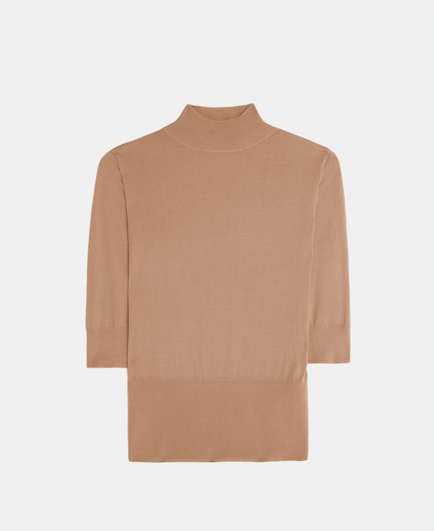 Merino wool perkins collar sweater image number 4