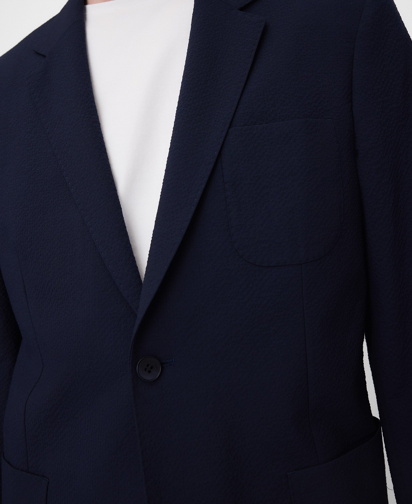 Blazer sastre seersucker hombre image number 3