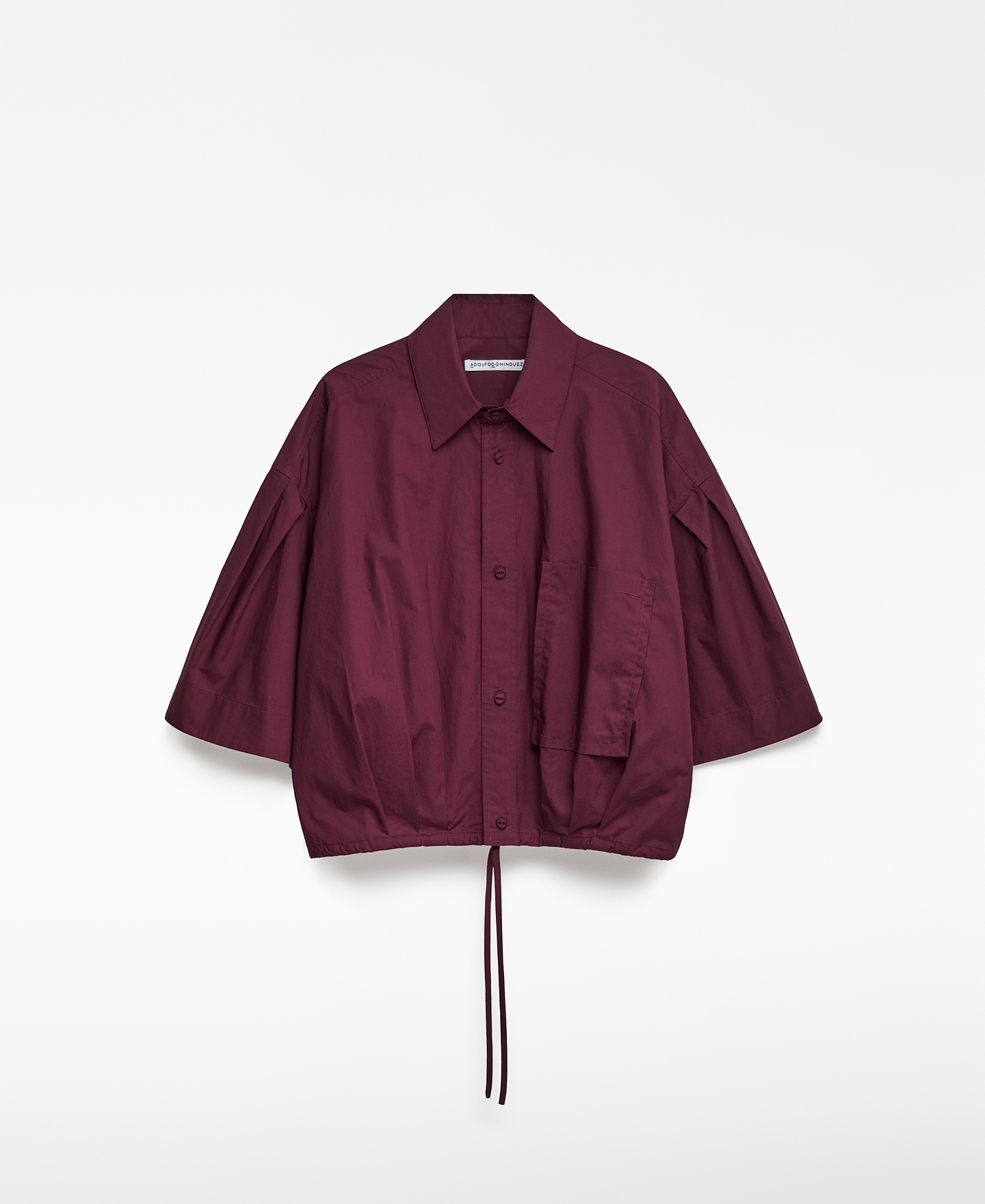 Camisa boxy algodón orgánico mujer image number 4