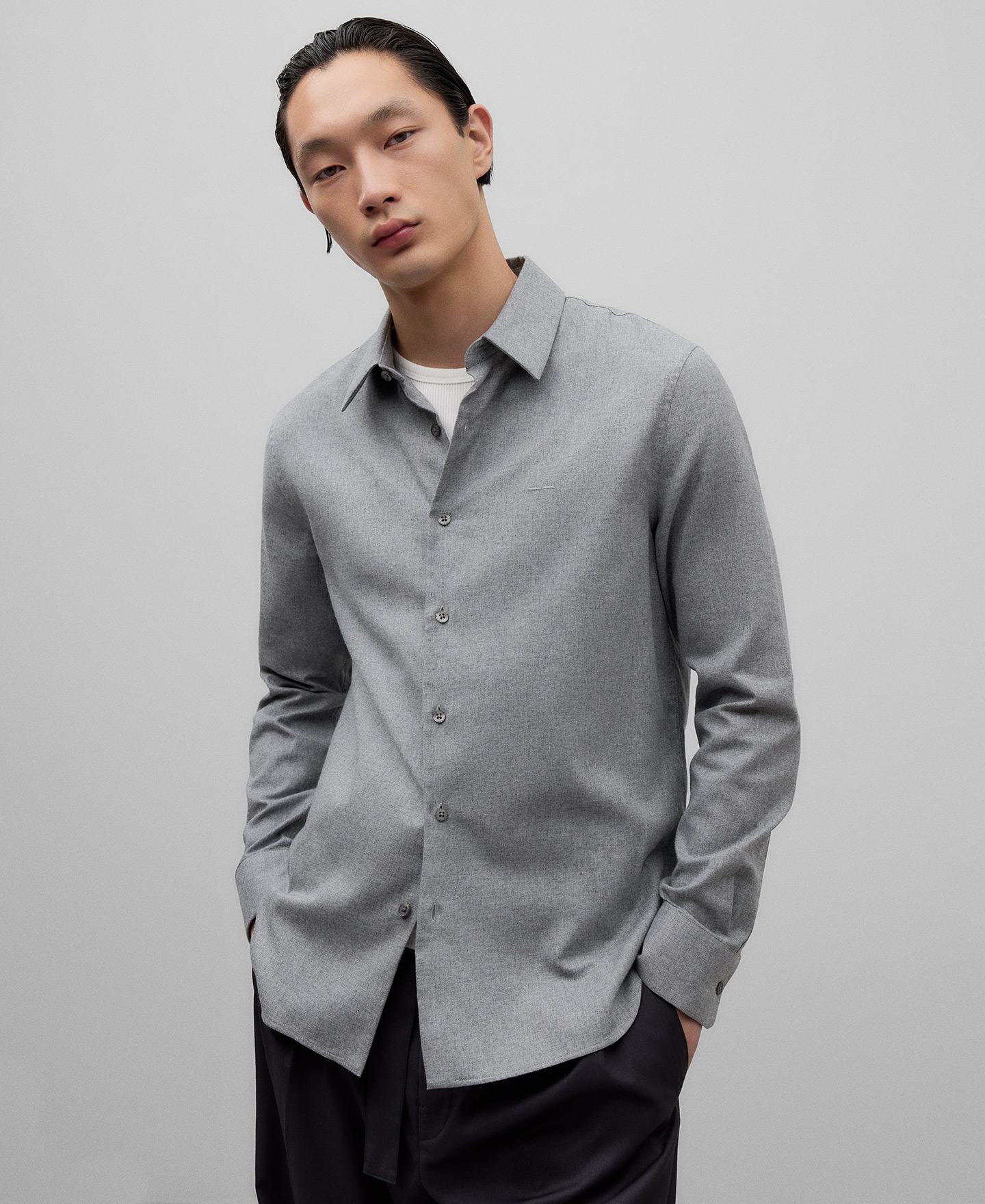 Foldable leather wallet man image number 0