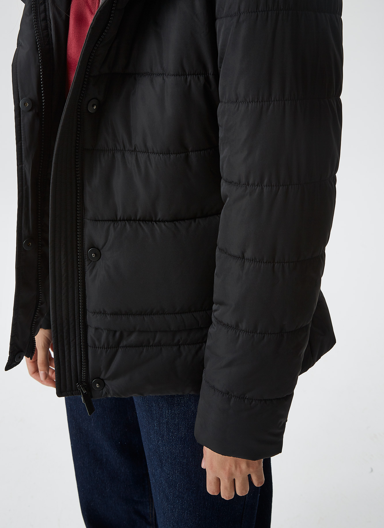 Padded jacket with hood image number 1