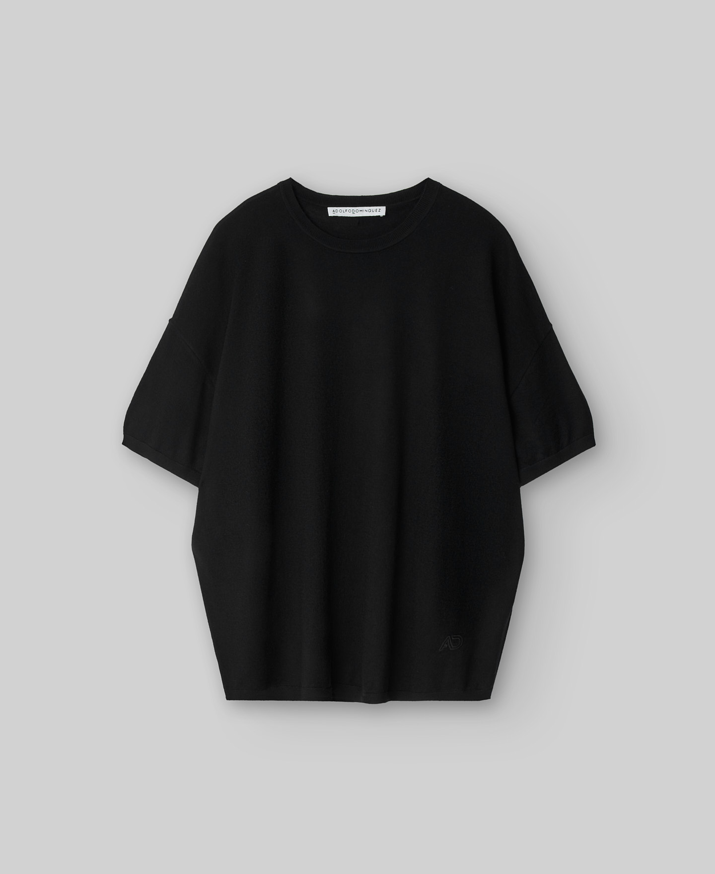Merino wool short sleeve sweater woman image number 4
