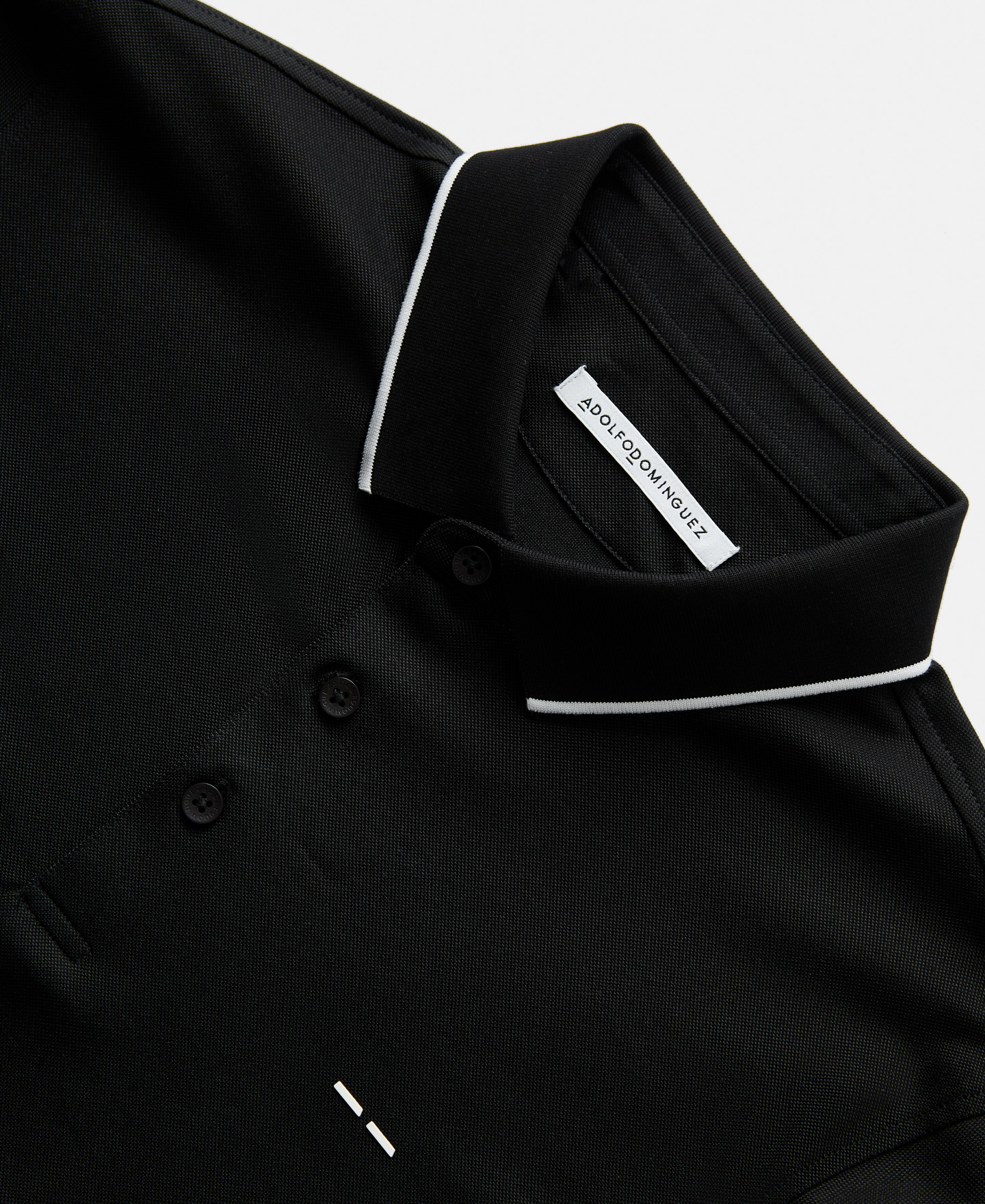 White shirt collar polo image number 6