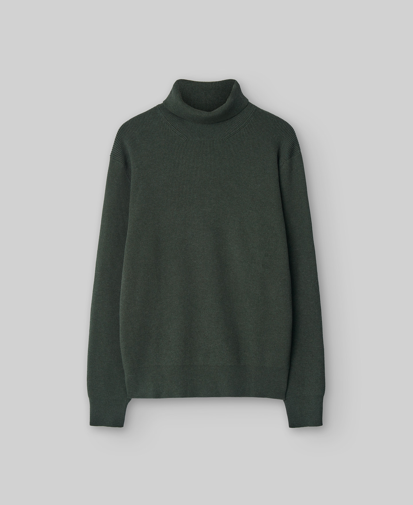 Cotton turtleneck sweater man image number 4