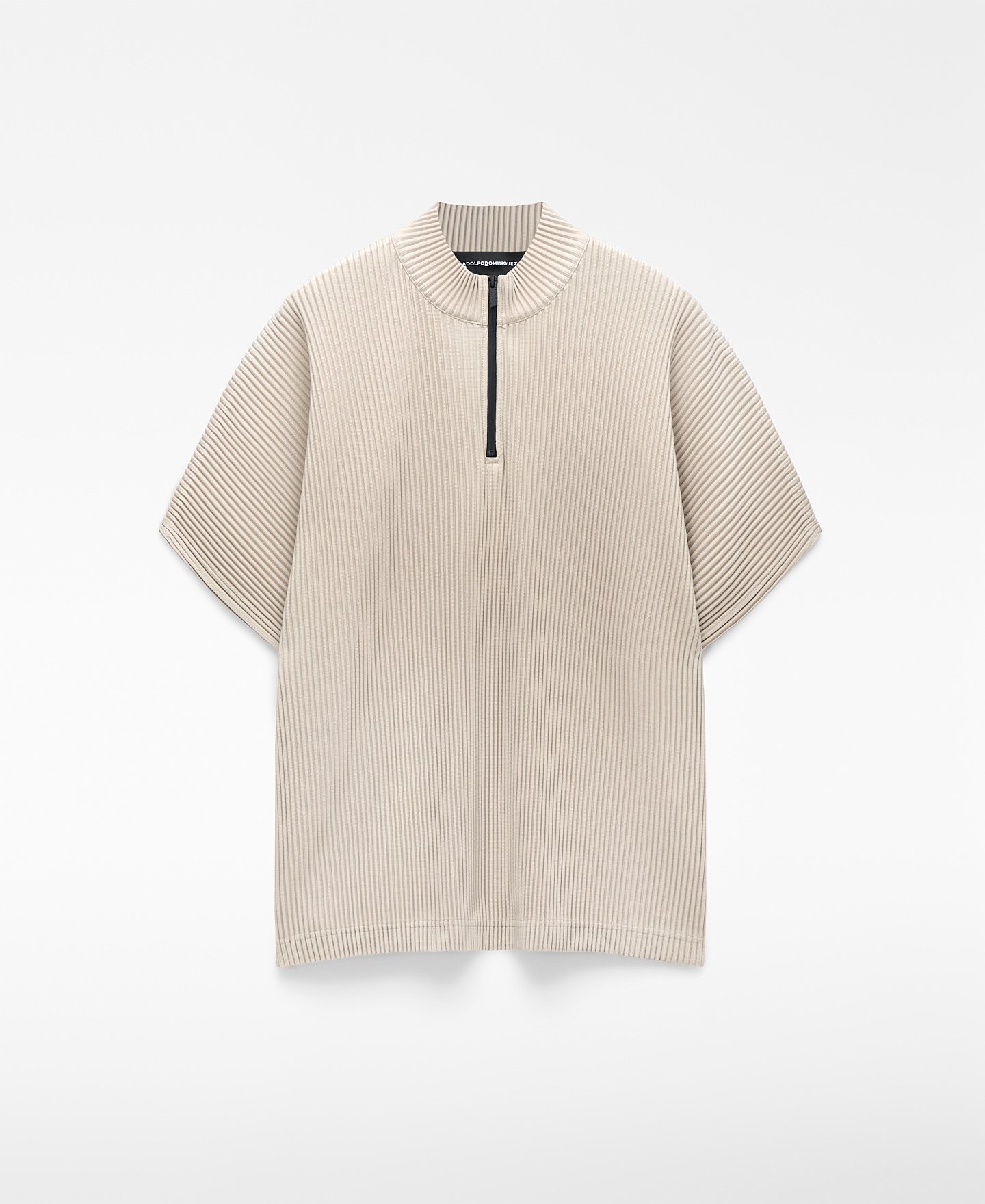 Camiseta crinkle cremallera image number 4