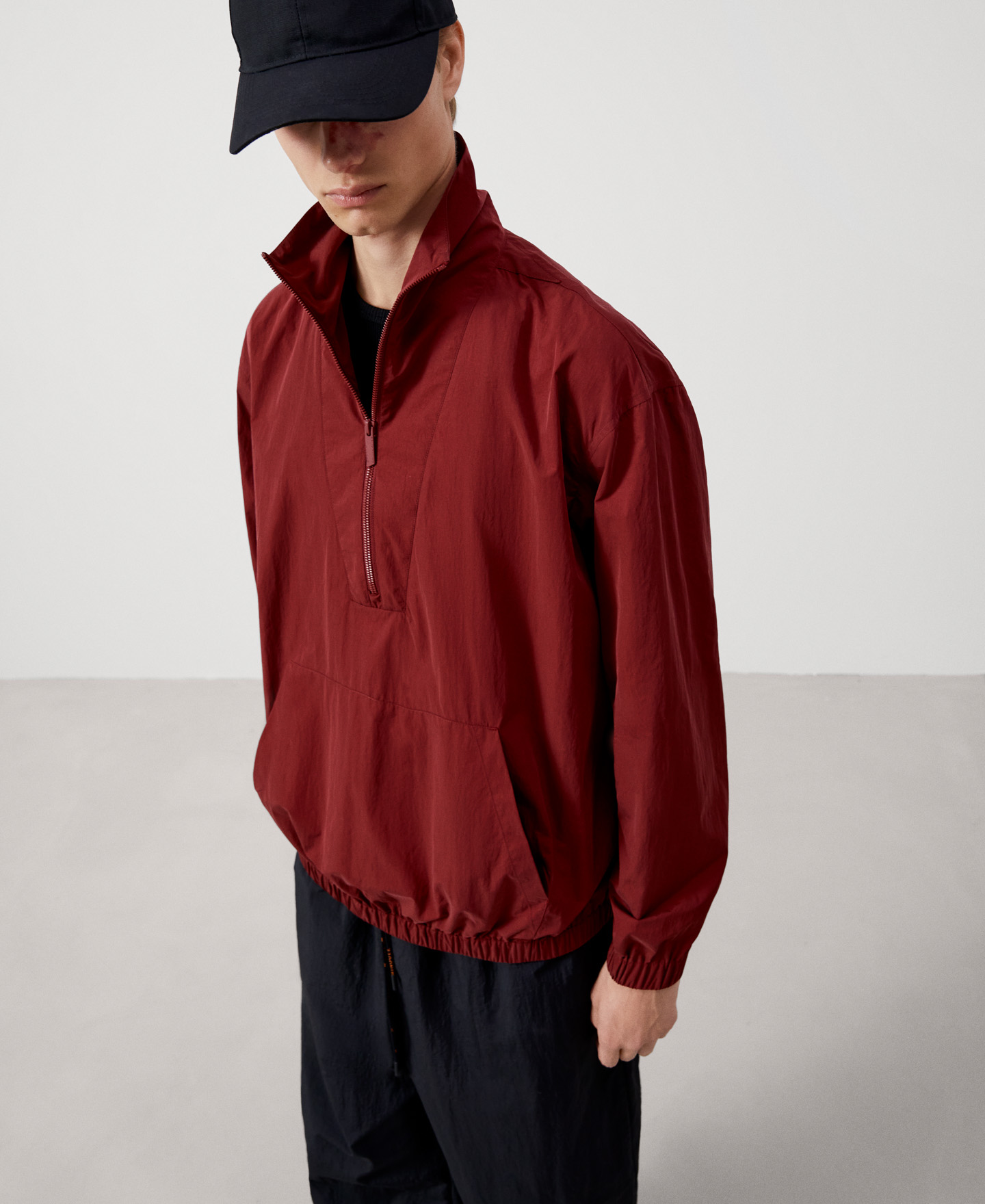 Recycled nylon turtleneck jacket image number 0
