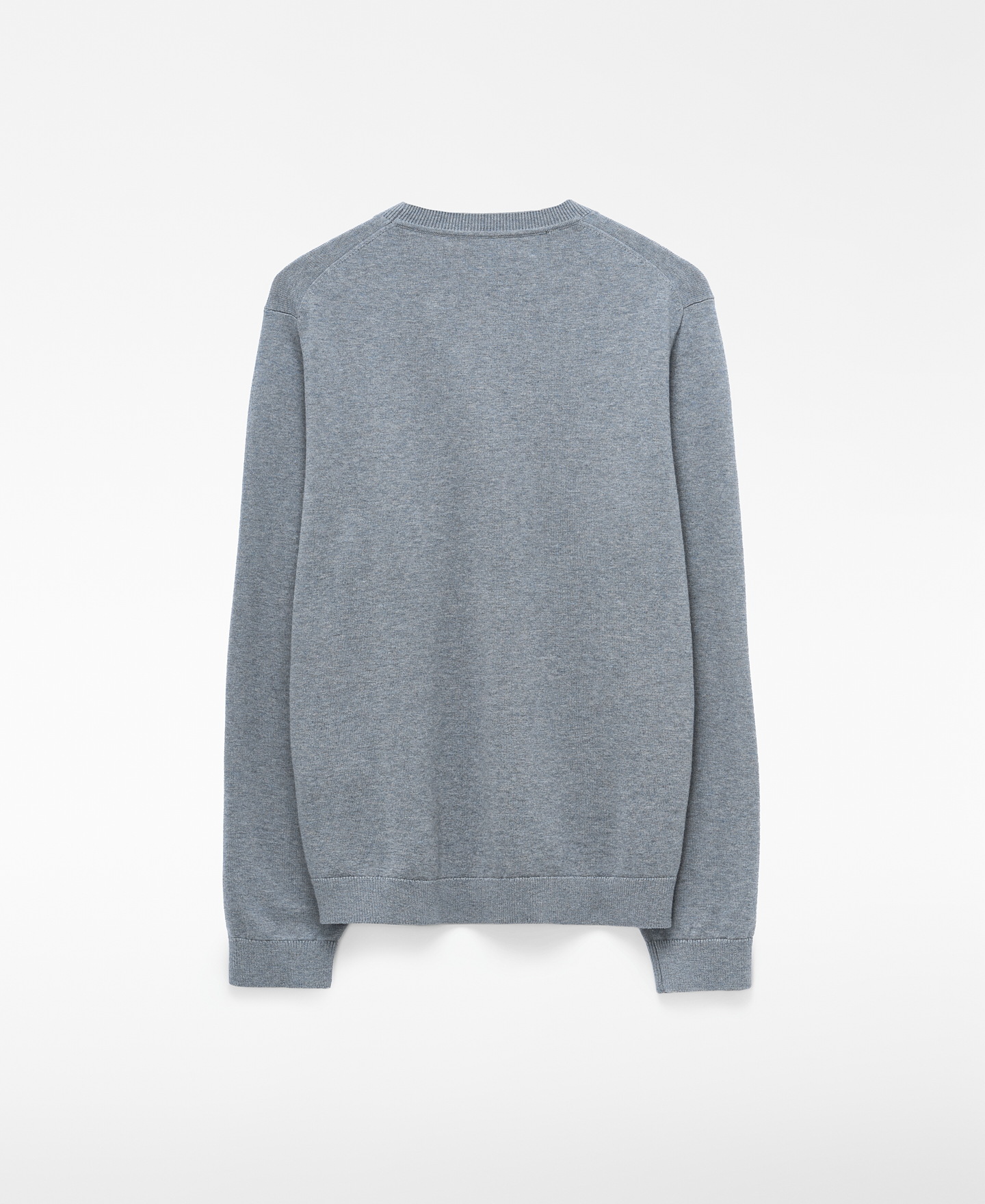 Wool and cotton V-neck sweater image number 5