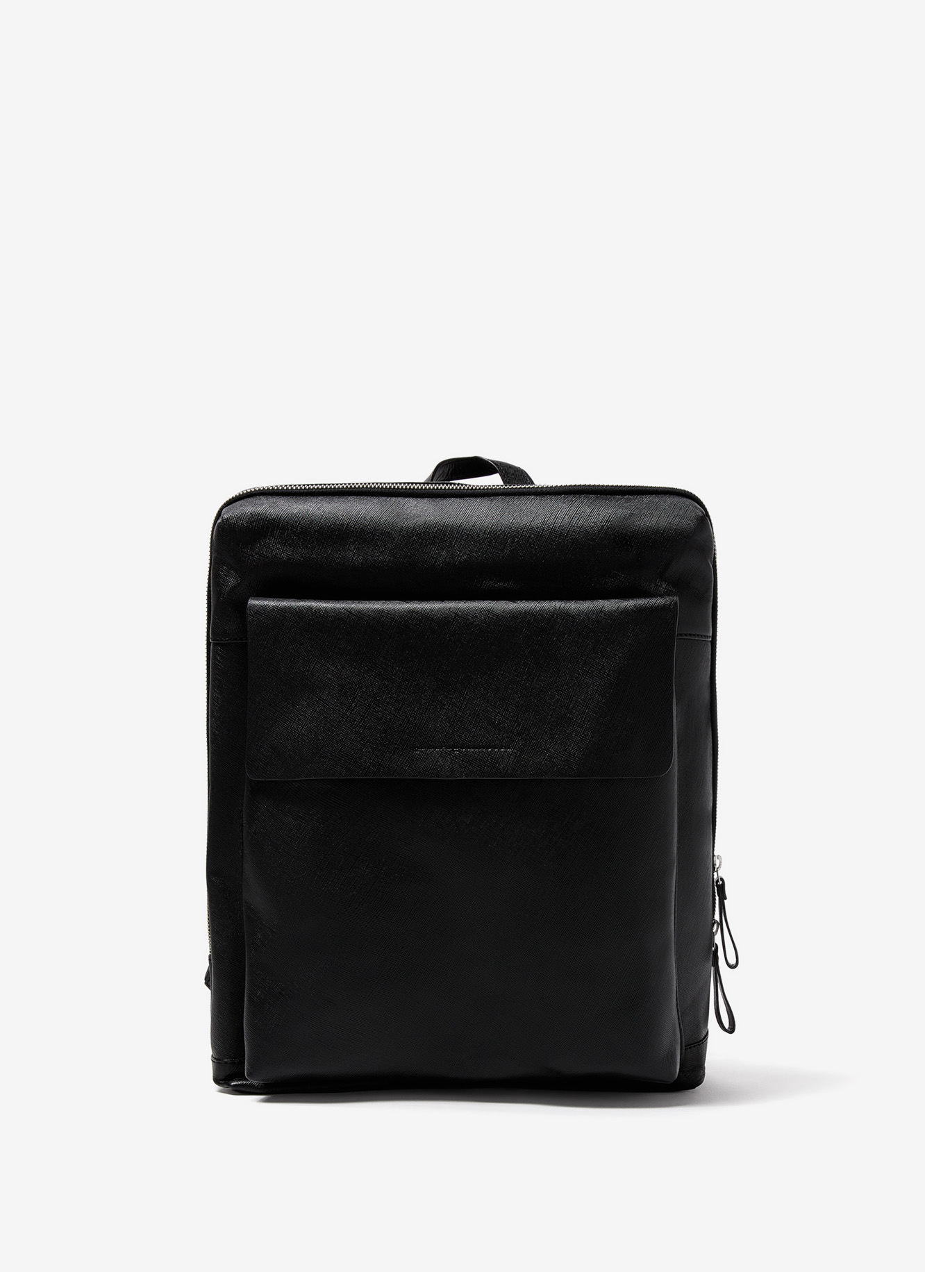 Saffiano leather backpack image number 0