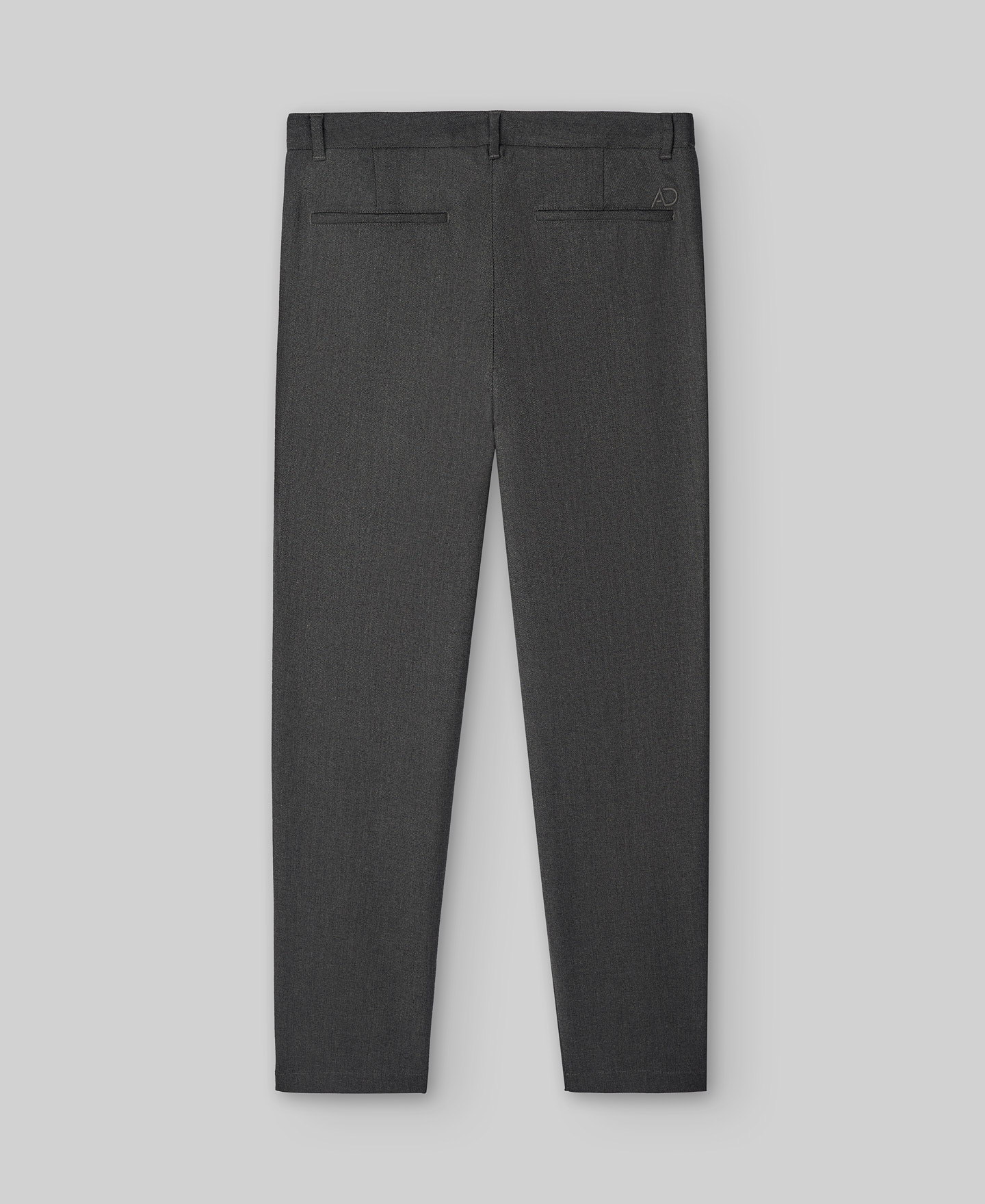Micro textured chino trousers man image number 5