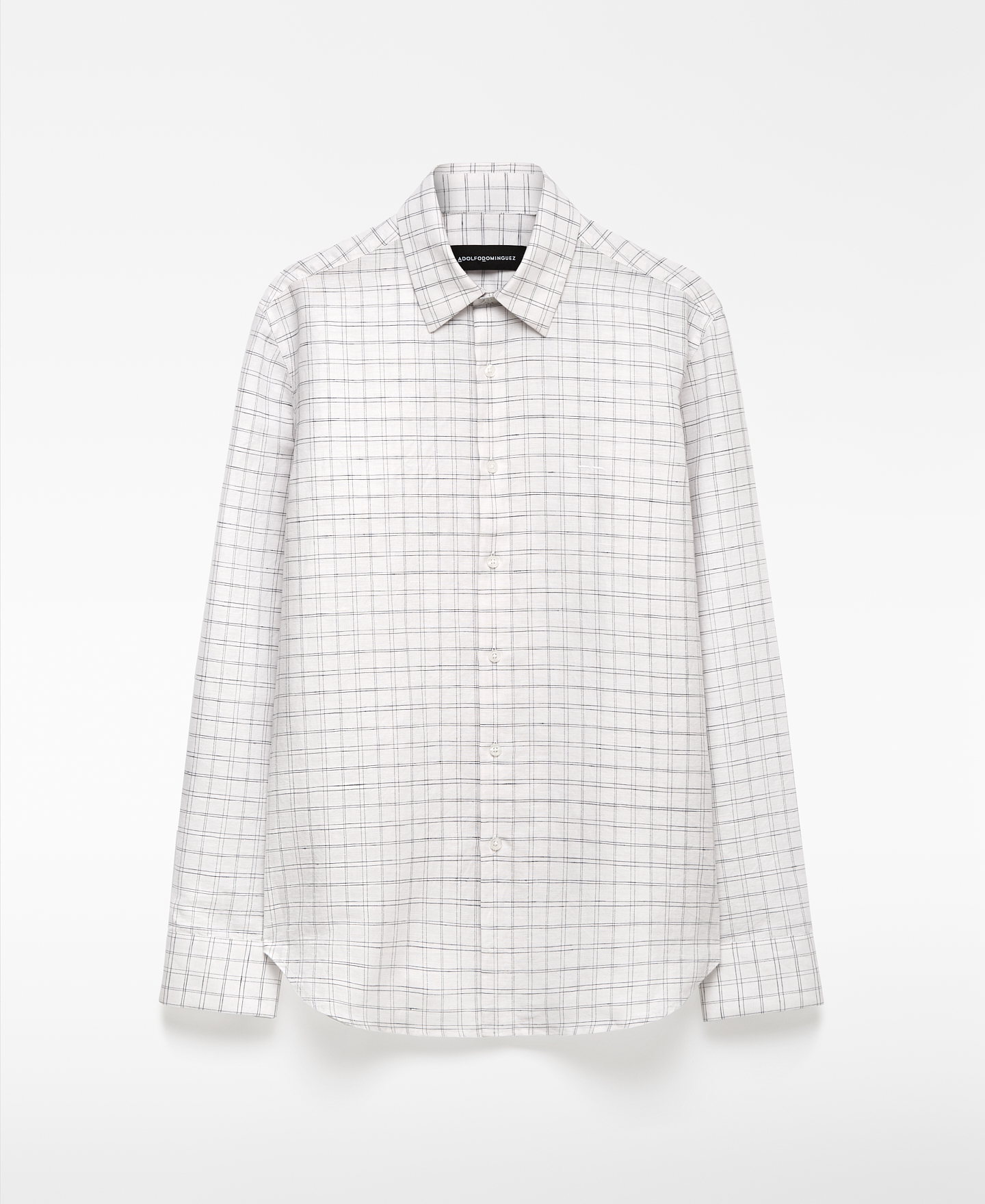 Camisa cuadros lino europeo hombre image number 4