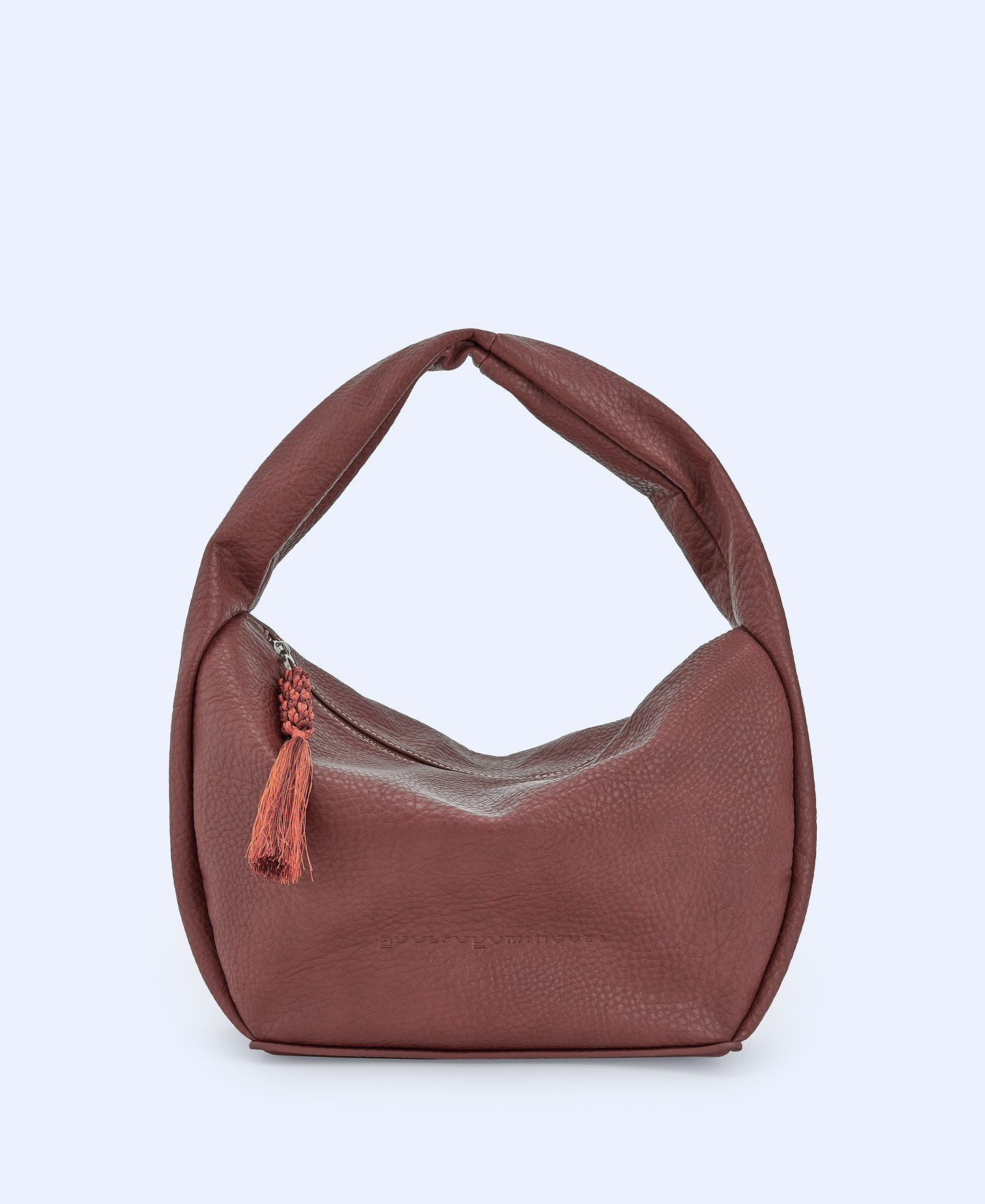 Grain texture big hobo bag image number 0