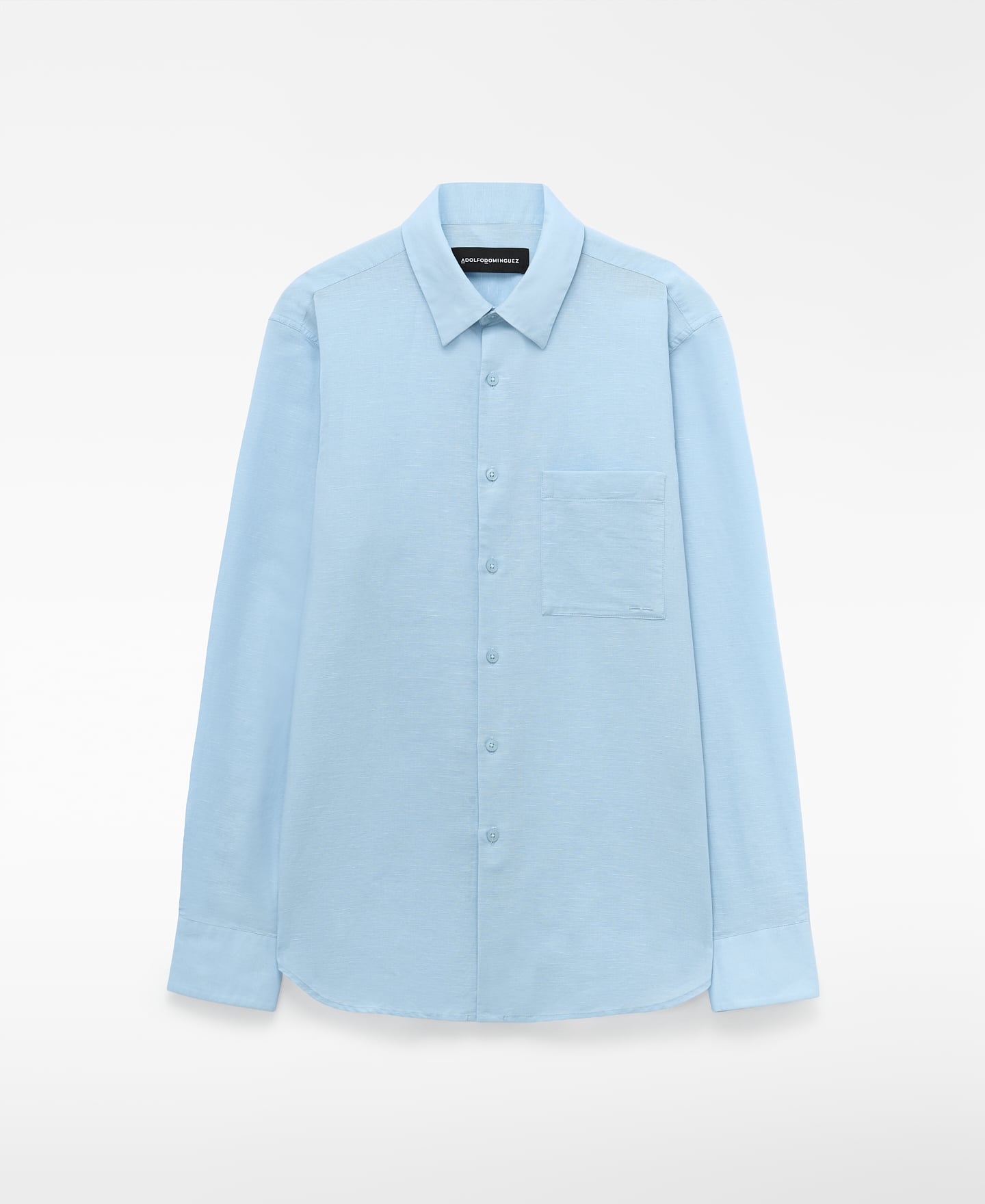 Linen and cotton regular fit shirt image number 0