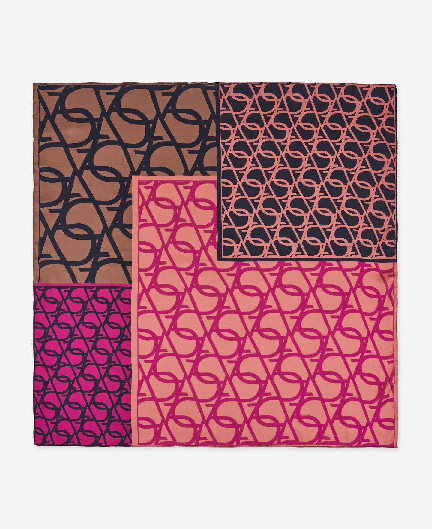 Patchwork printed scarf image number 0