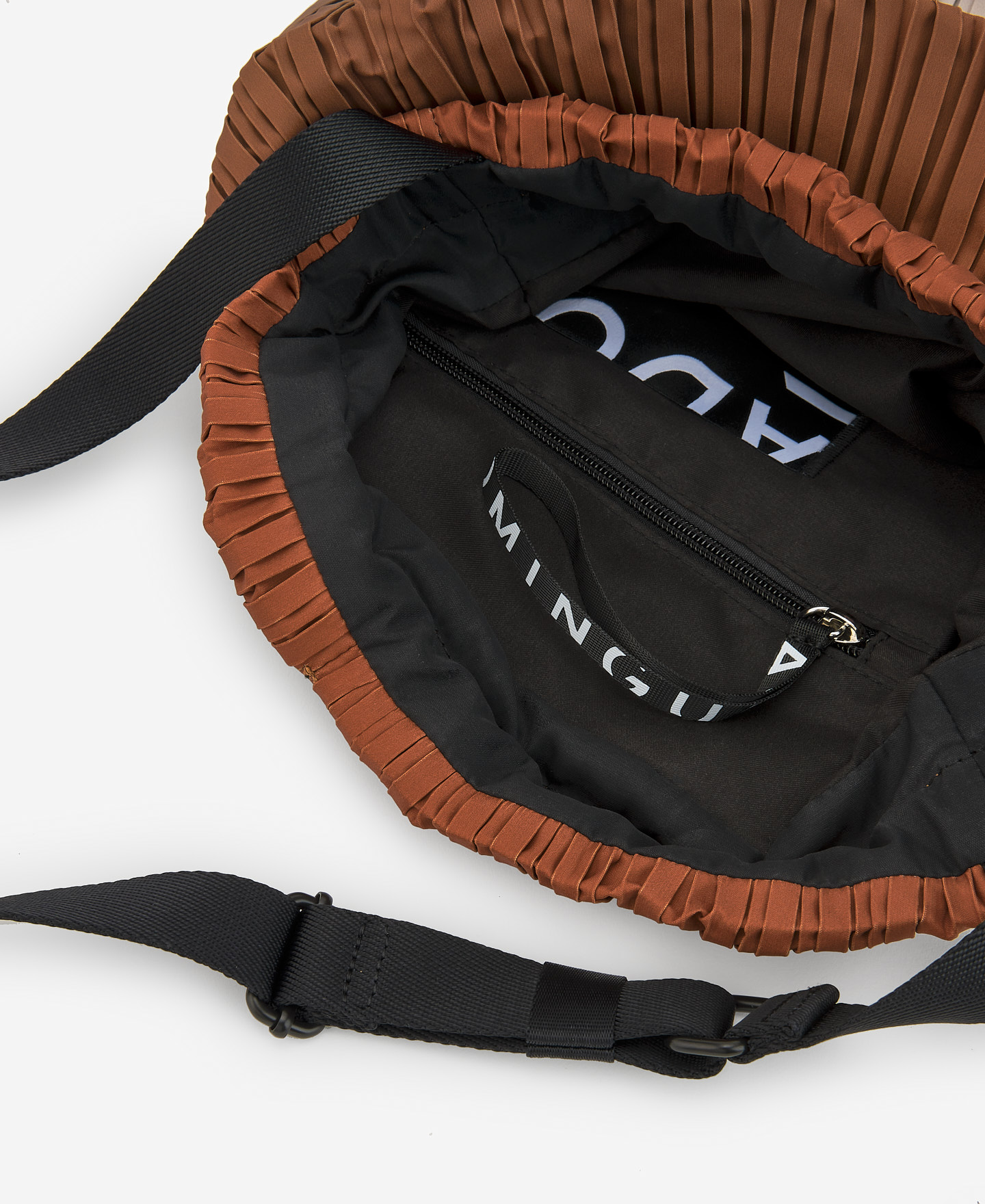 Recycled crinkle backpack for women image number 3