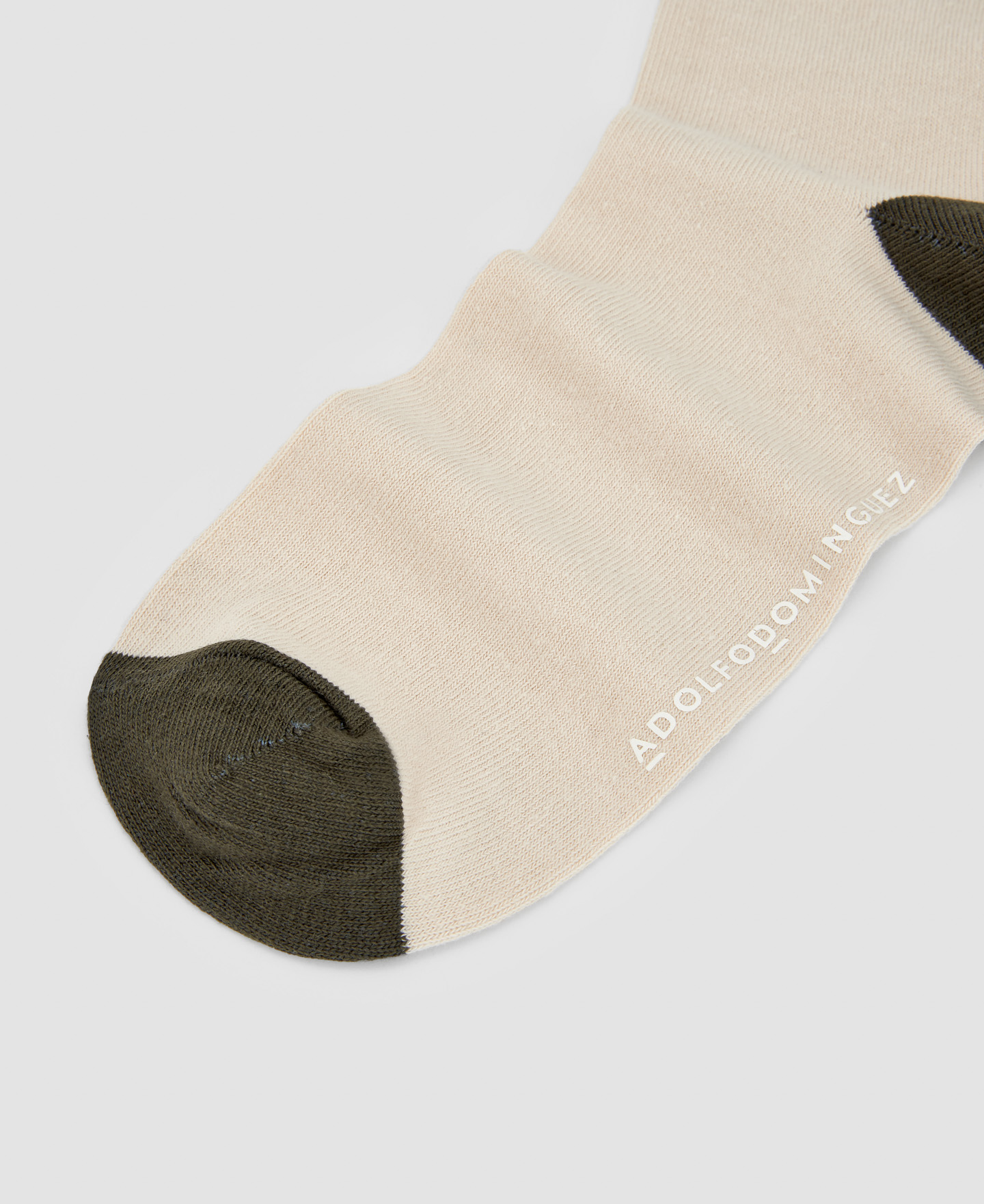 Two-colores cotton sock image number 1