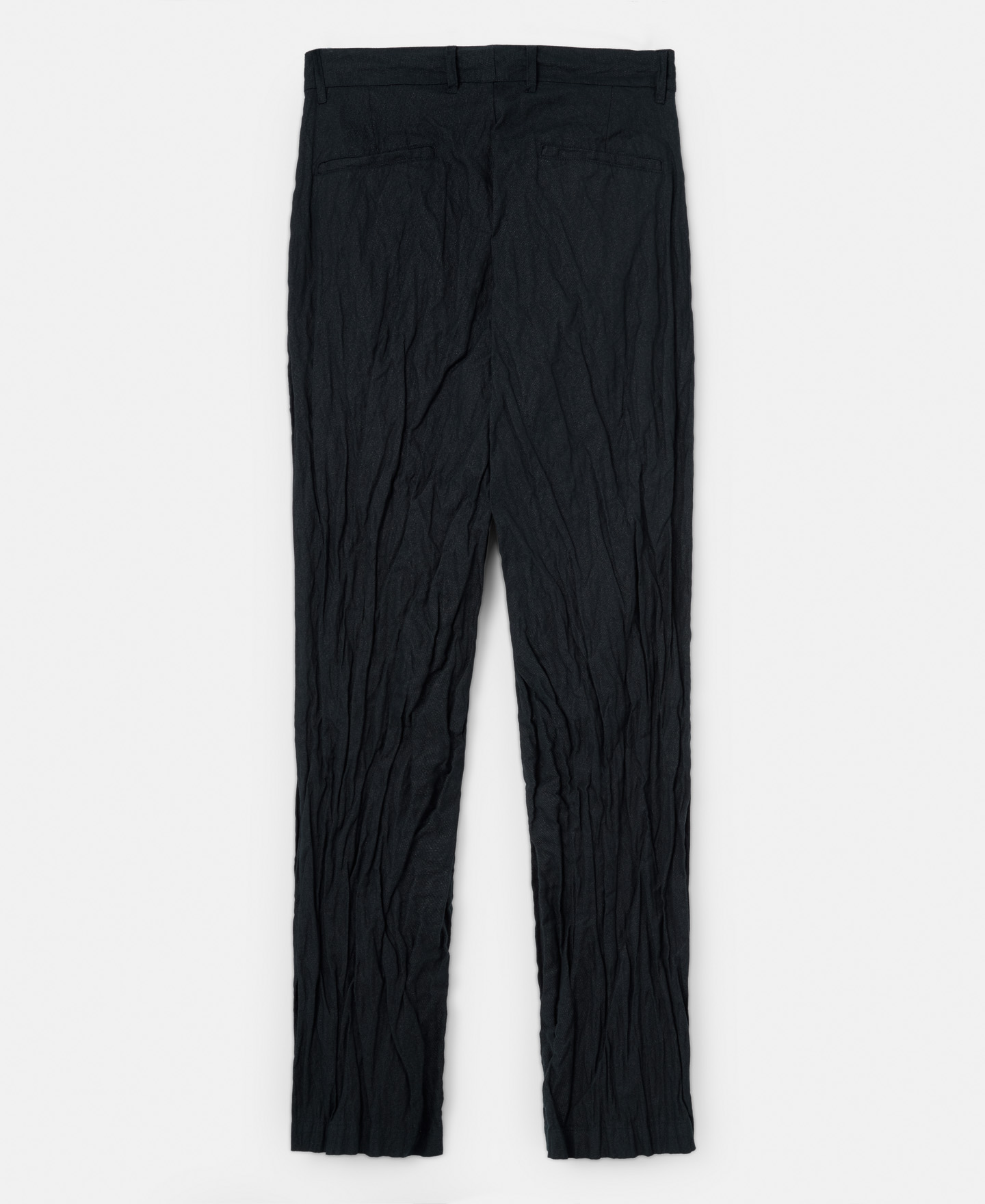 Metal fibre straight trousers image number 5