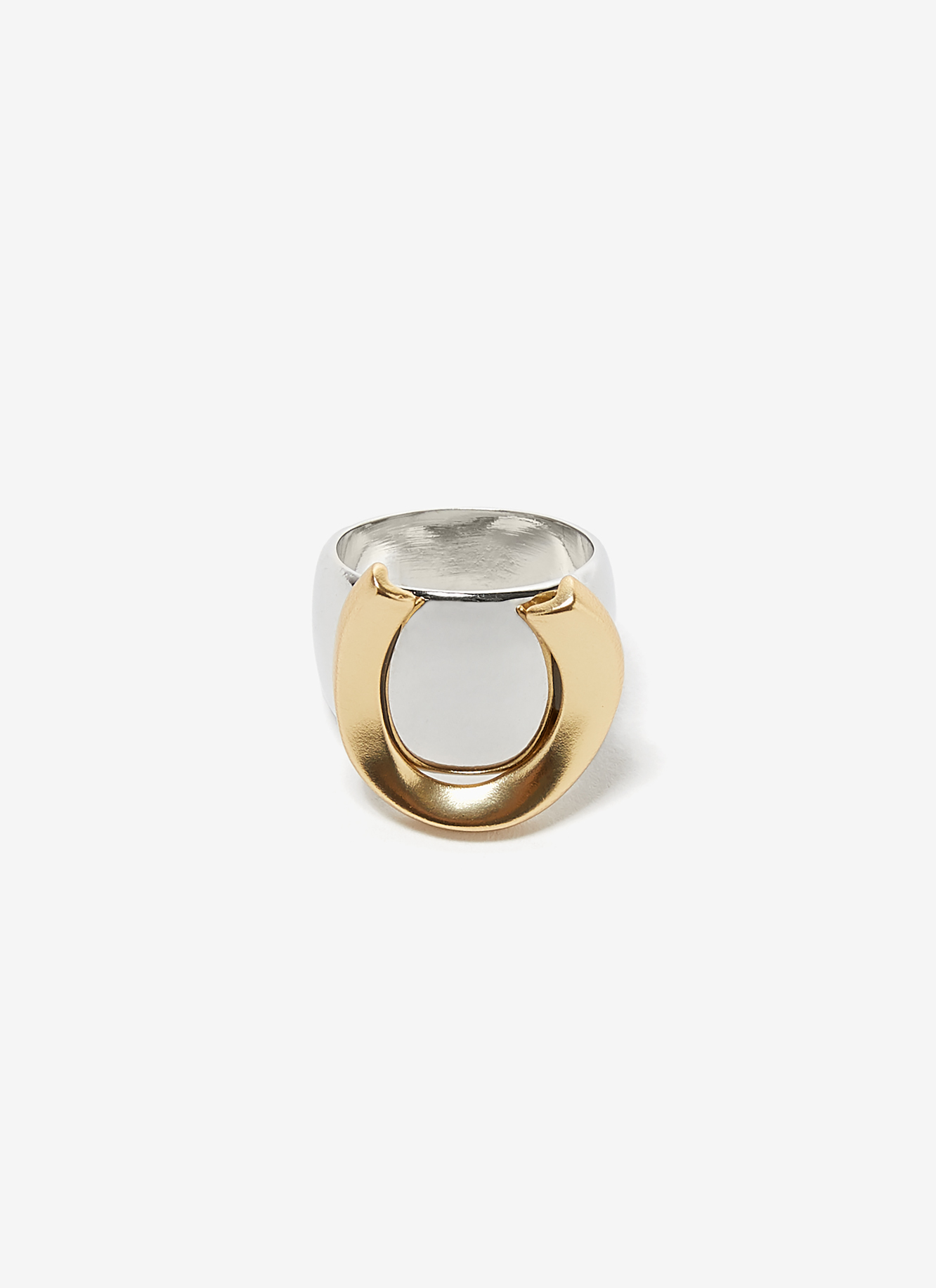 Ring with horseshoe detail image number 0