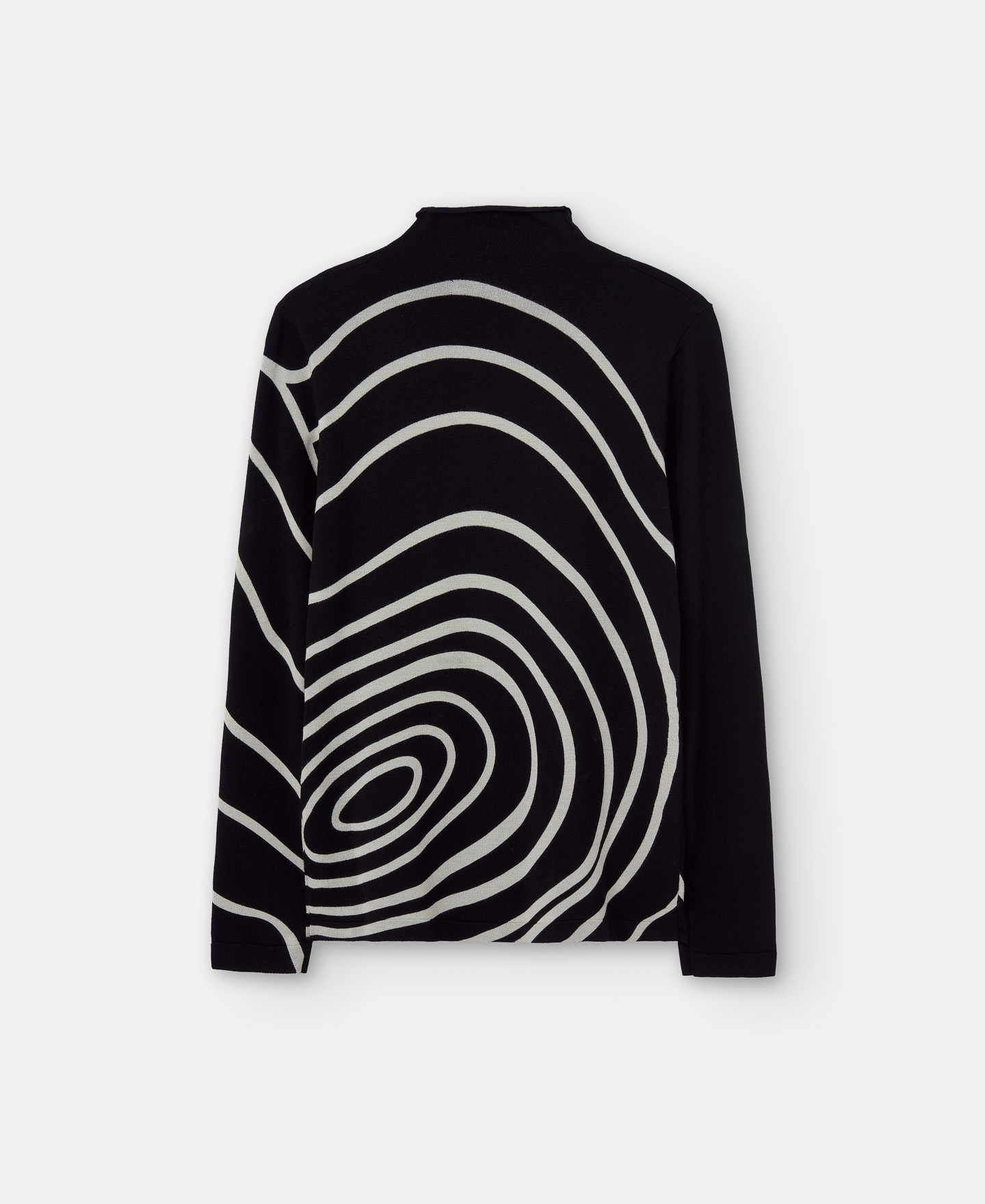 Viscose and nylon spiral sweater image number 1