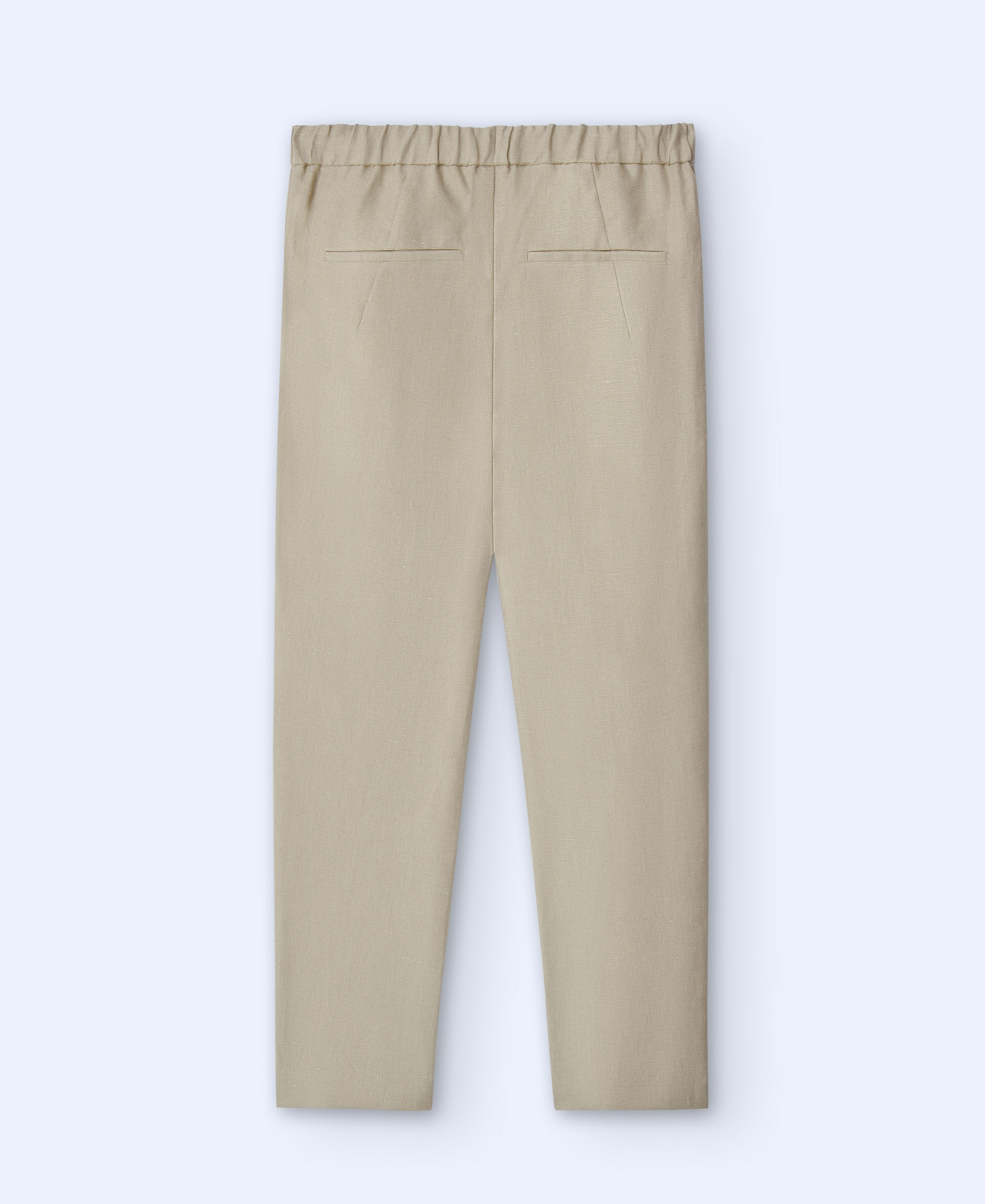 European linen straight trousers image number 5