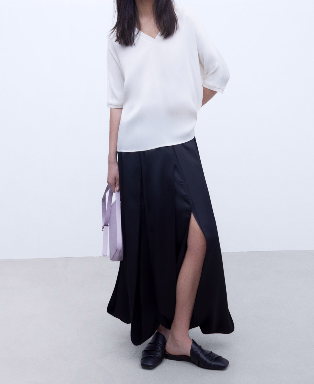 Viscose fluid blouse image number 1