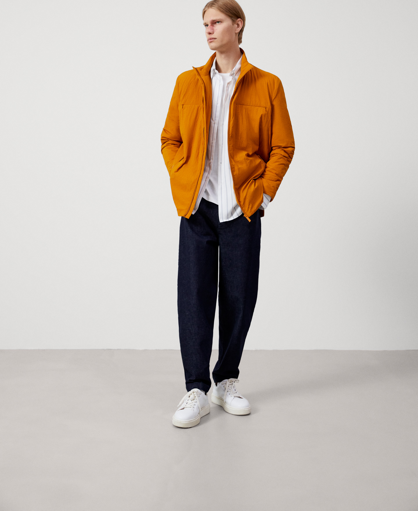 Lyocell cotton shirt image number 1
