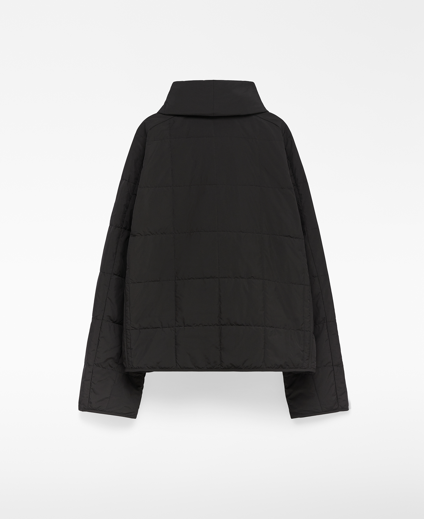 Chaqueta acolchada con bufanda mujer image number 5