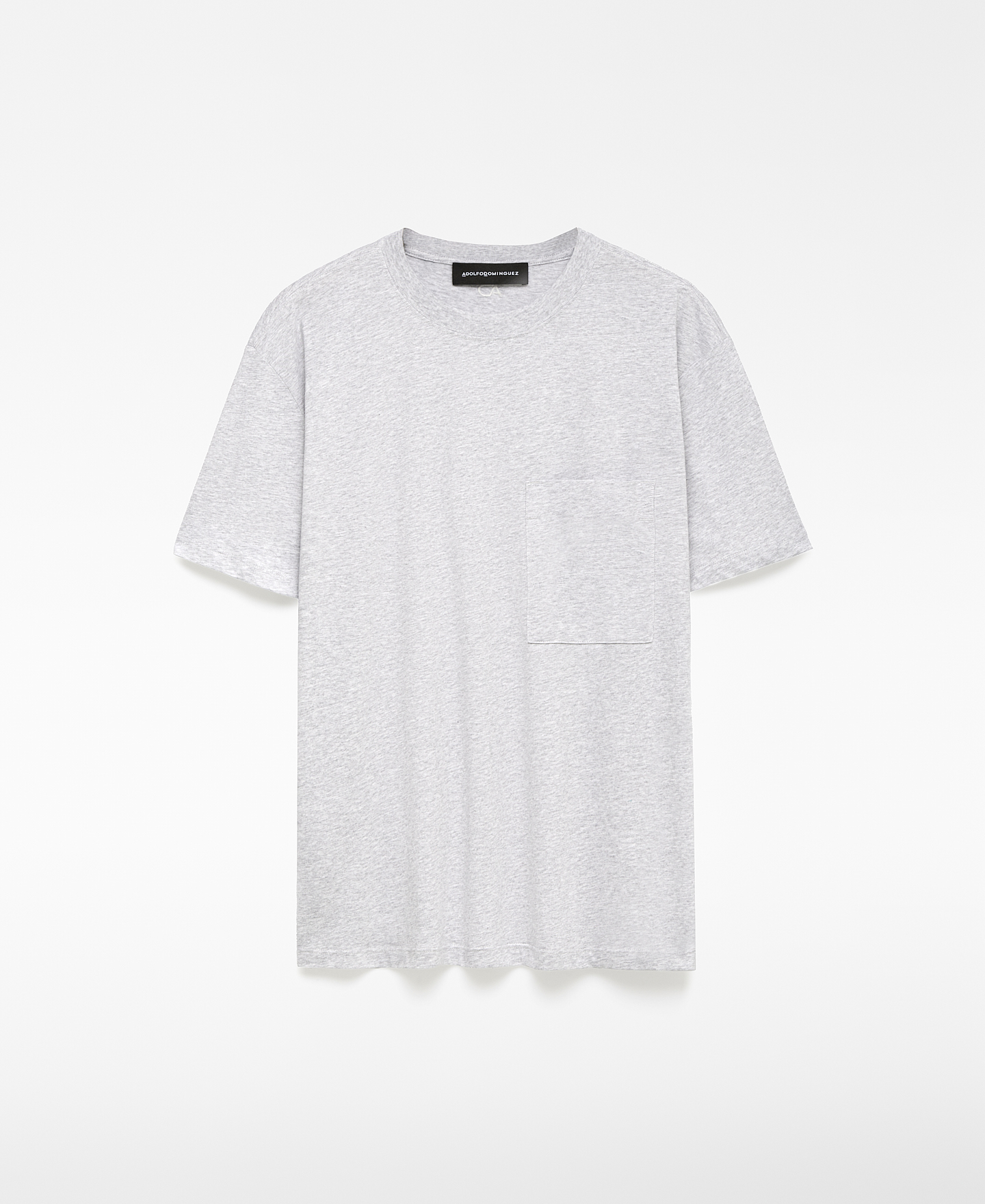 Cotton T-shirt with pocket man image number 4