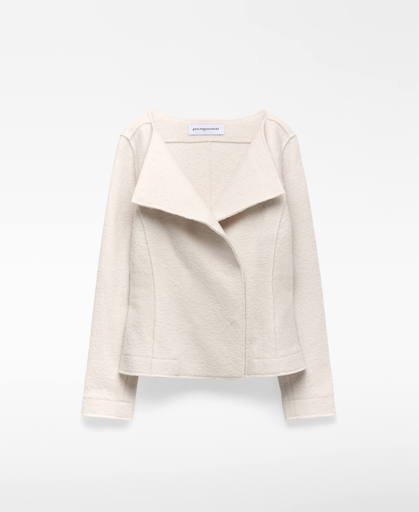 Chaqueta entallada lana merino mujer image number 0