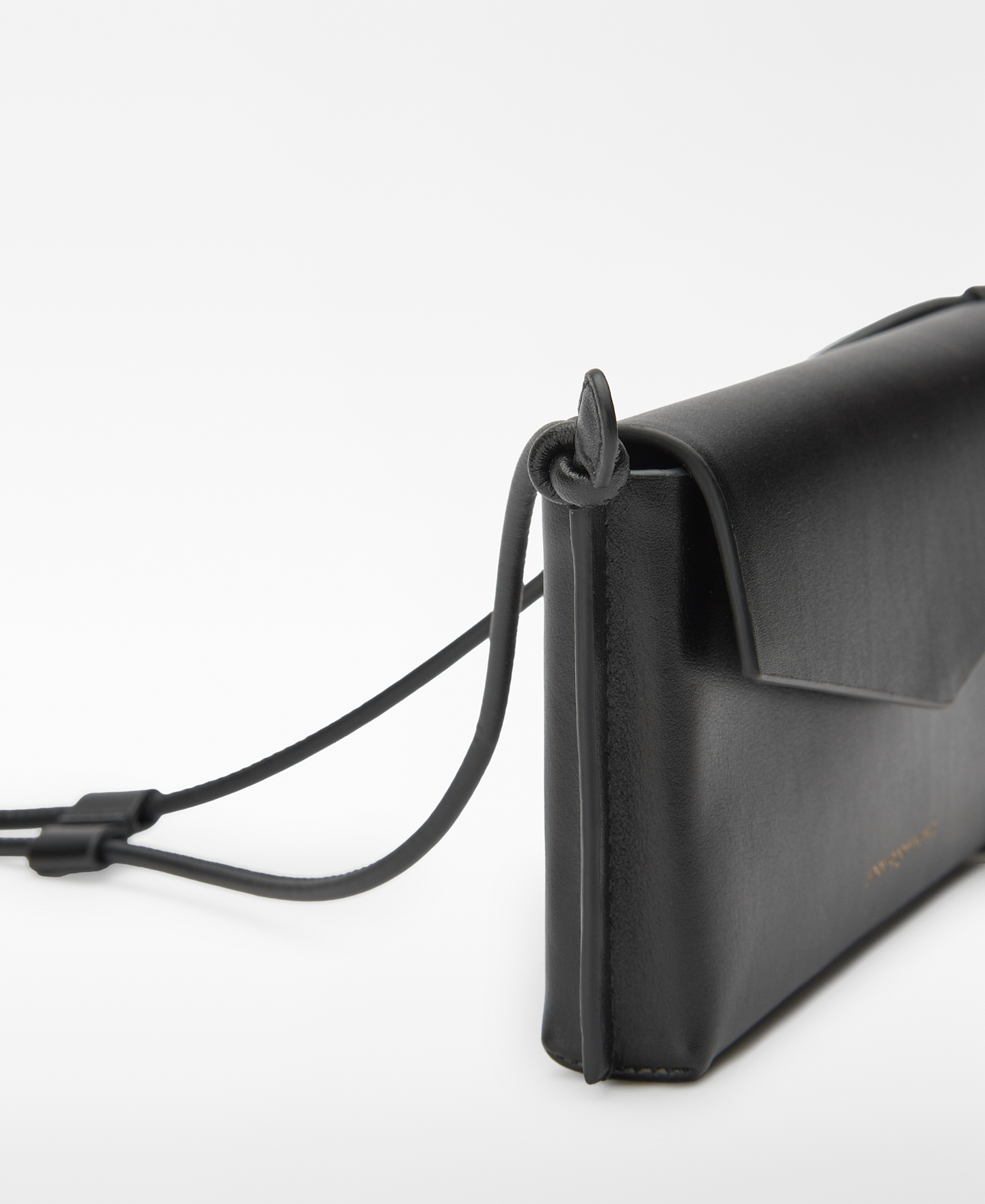 Leather horizontal phone holder woman image number 1